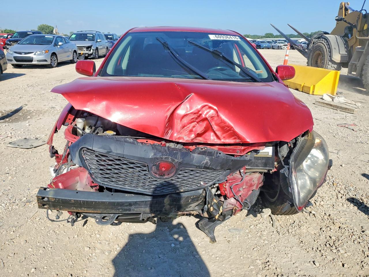 2010 Toyota Corolla S Red vin: 2T1BU4EE2AC450071