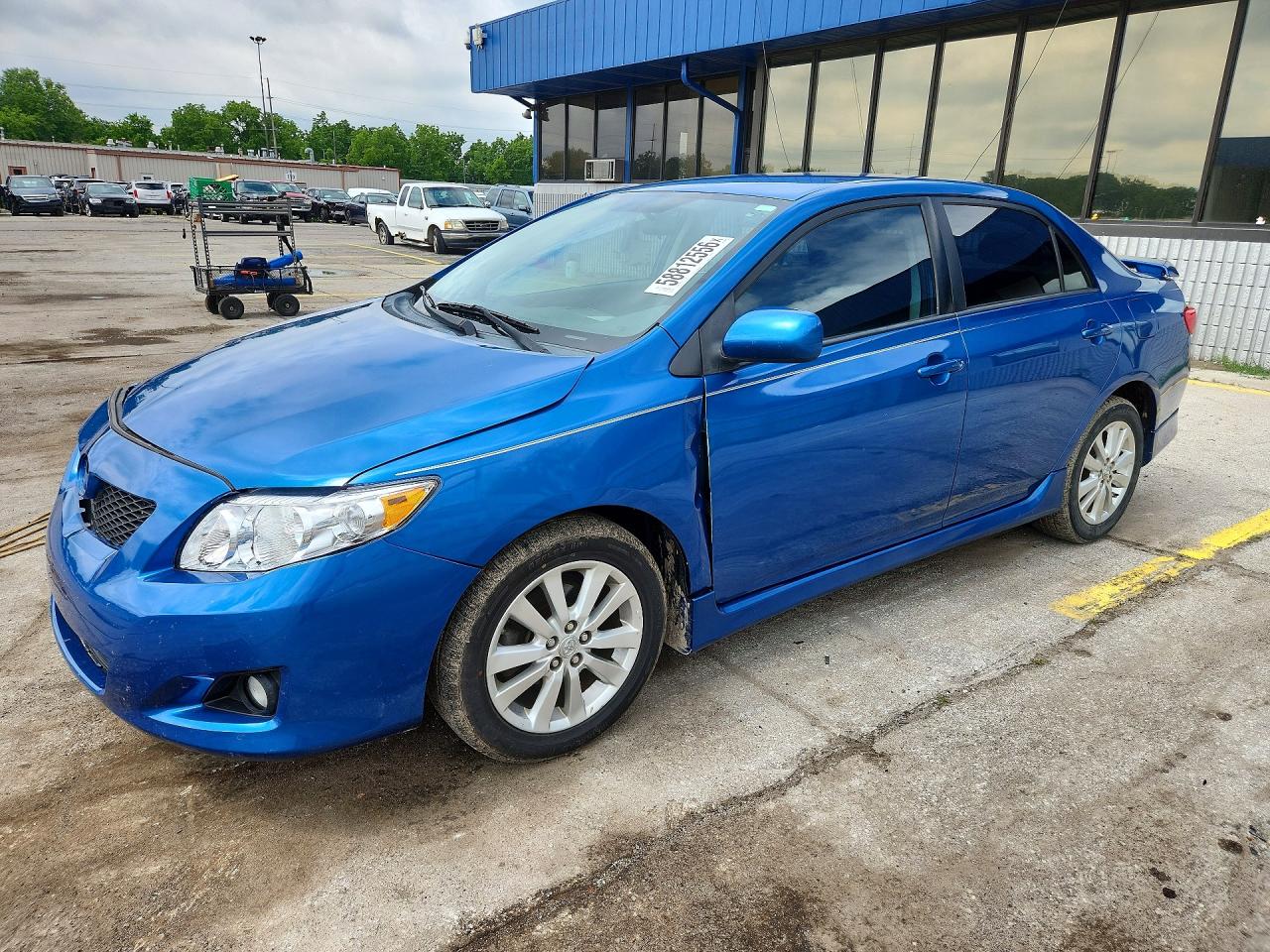 2010 Toyota Corolla S Blue vin: 2T1BU4EE2AC455786