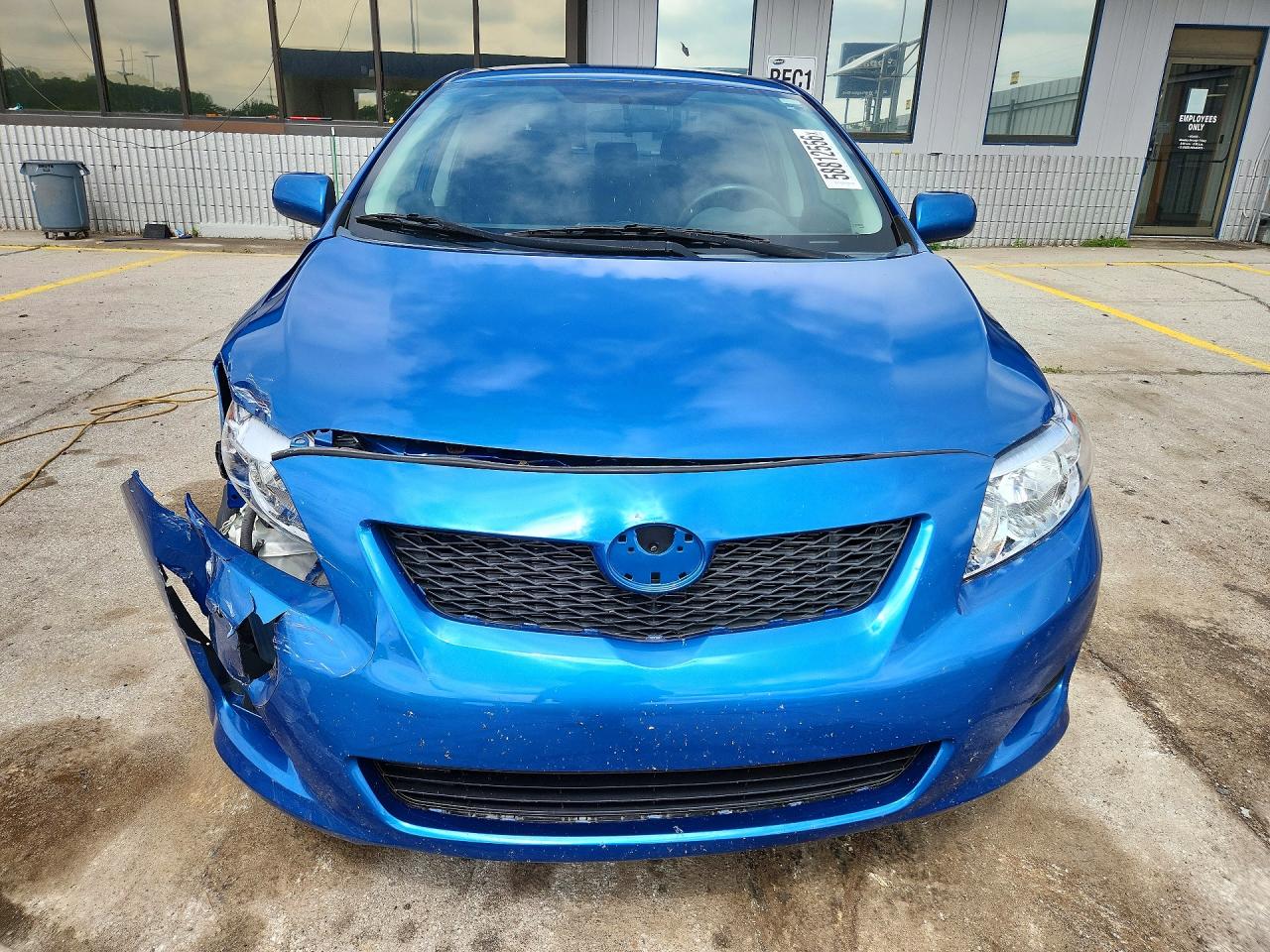 2010 Toyota Corolla S Blue vin: 2T1BU4EE2AC455786