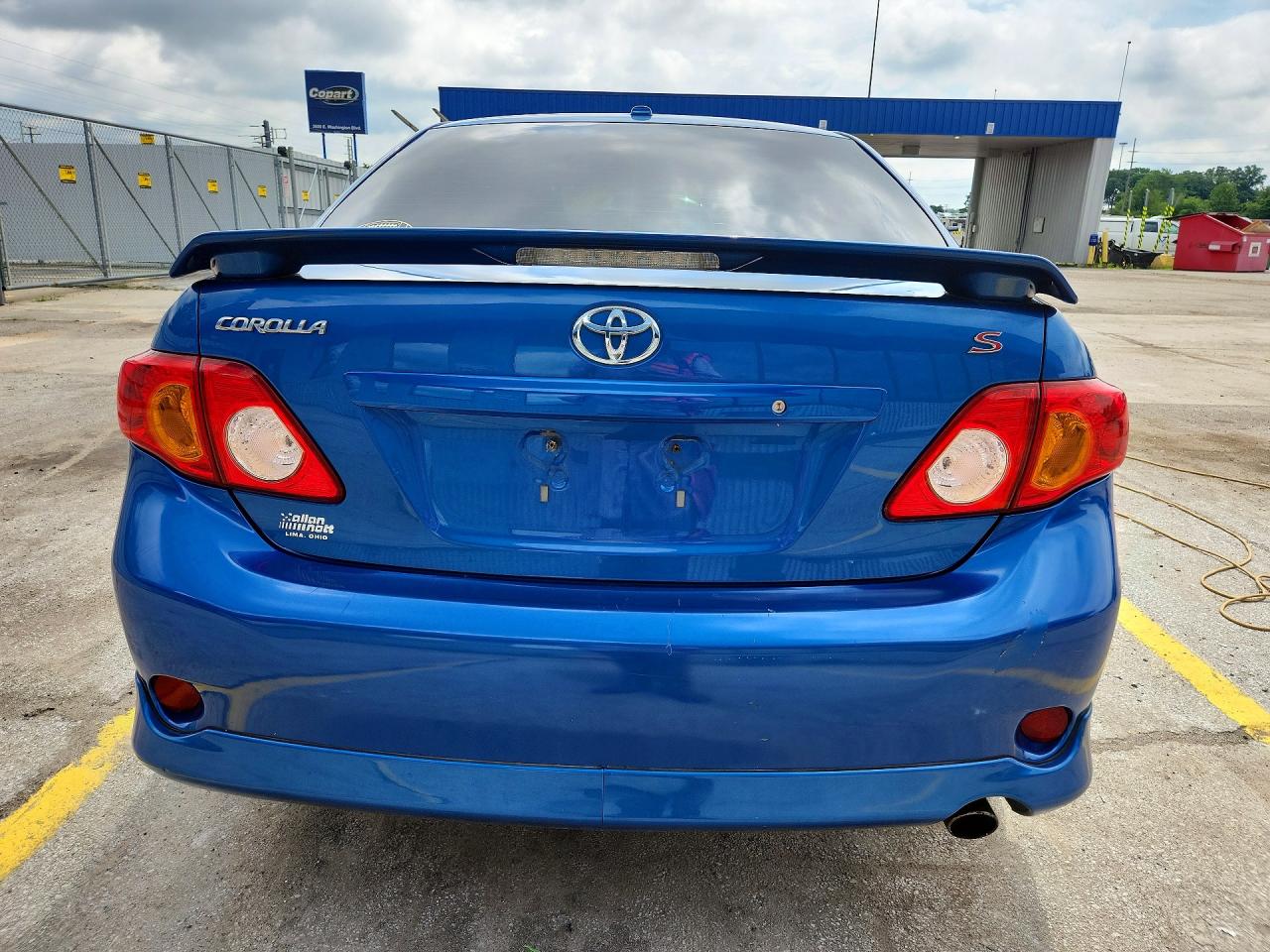 2010 Toyota Corolla S Blue vin: 2T1BU4EE2AC455786