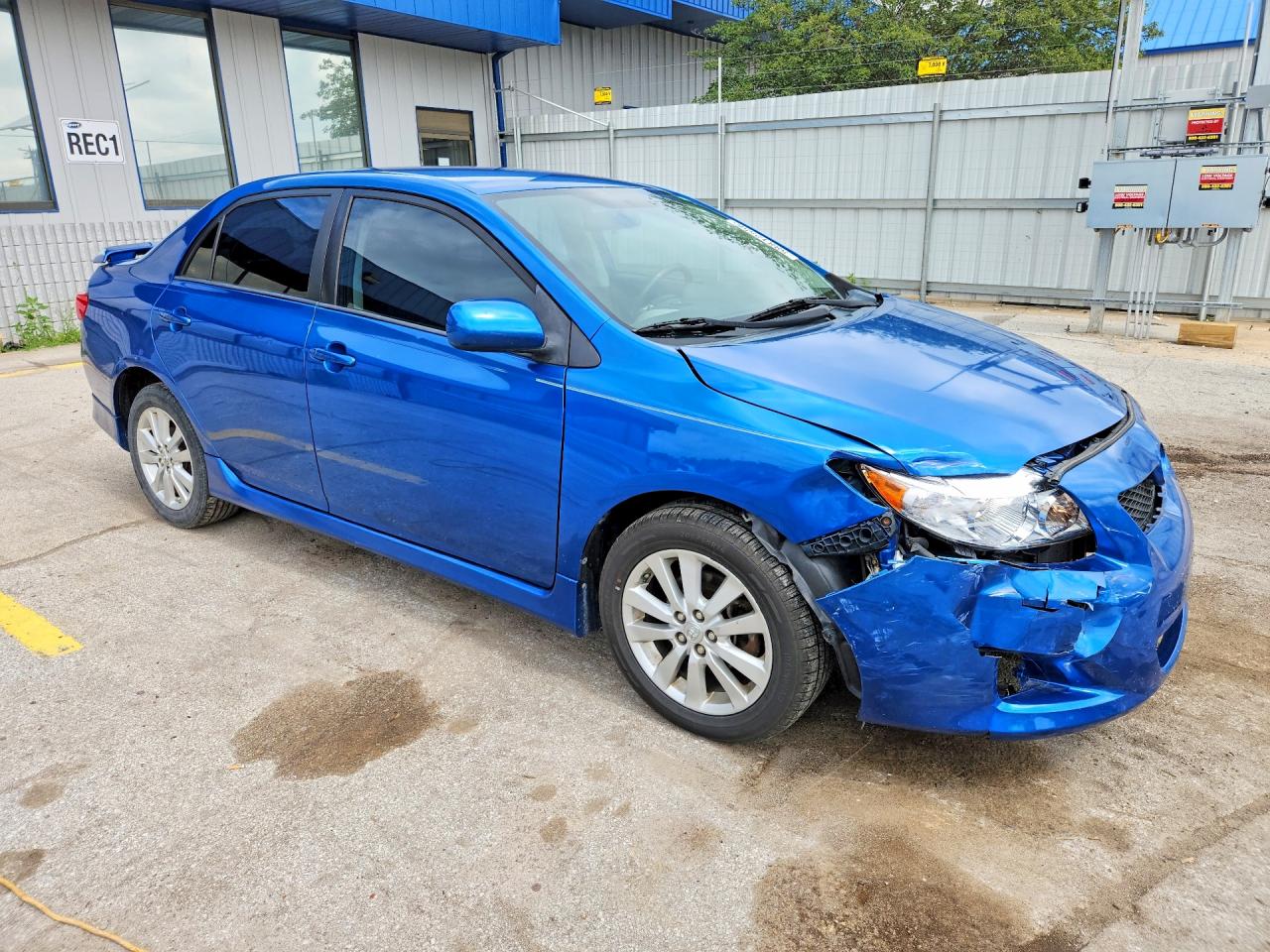 2010 Toyota Corolla S Blue vin: 2T1BU4EE2AC455786