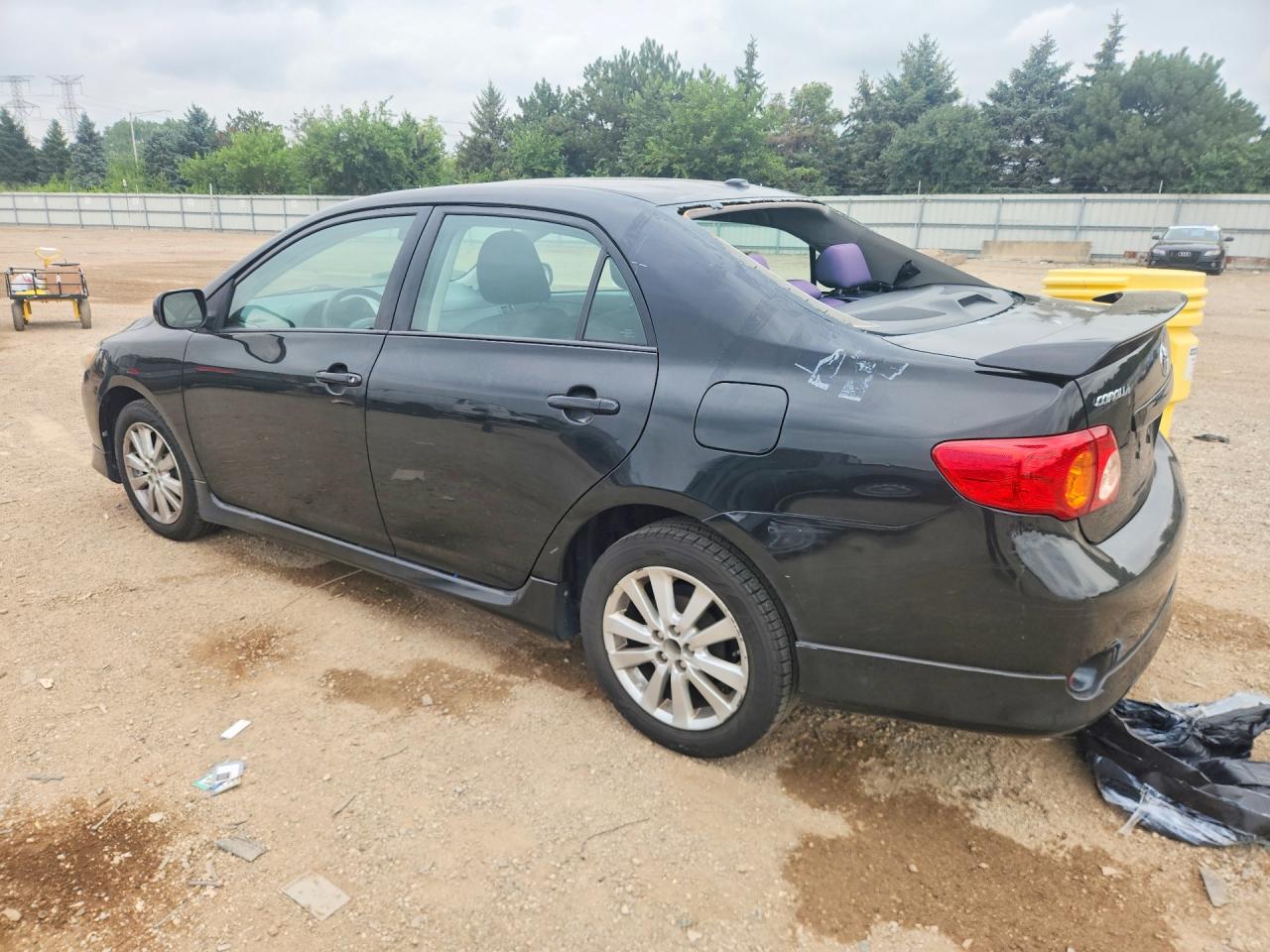 2010 Toyota Corolla S Black vin: 2T1BU4EE2AC464715