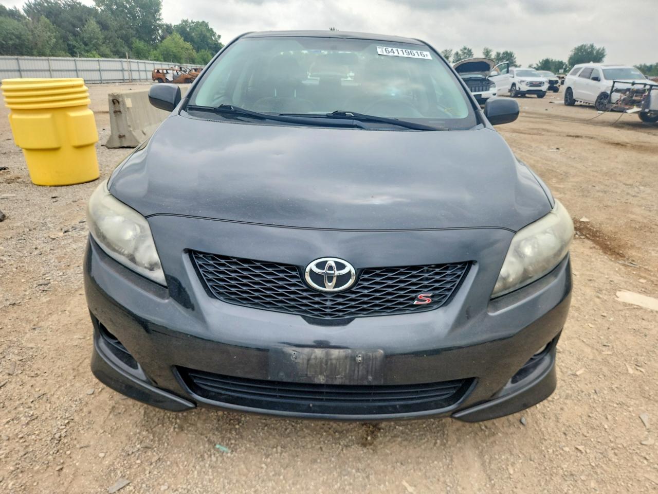 2010 Toyota Corolla S Black vin: 2T1BU4EE2AC464715