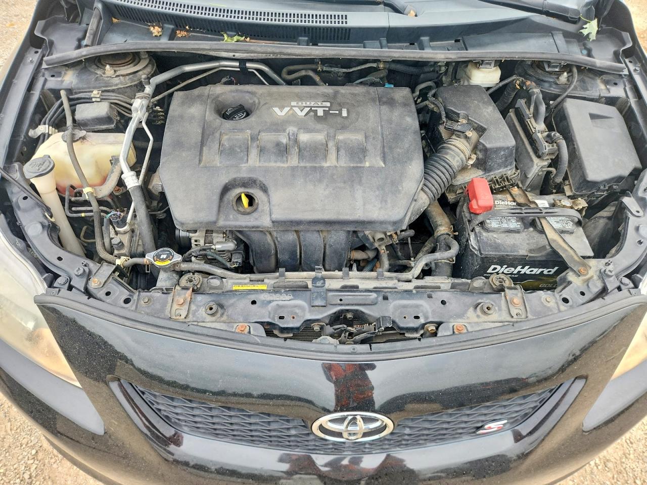 2010 Toyota Corolla S Black vin: 2T1BU4EE2AC464715