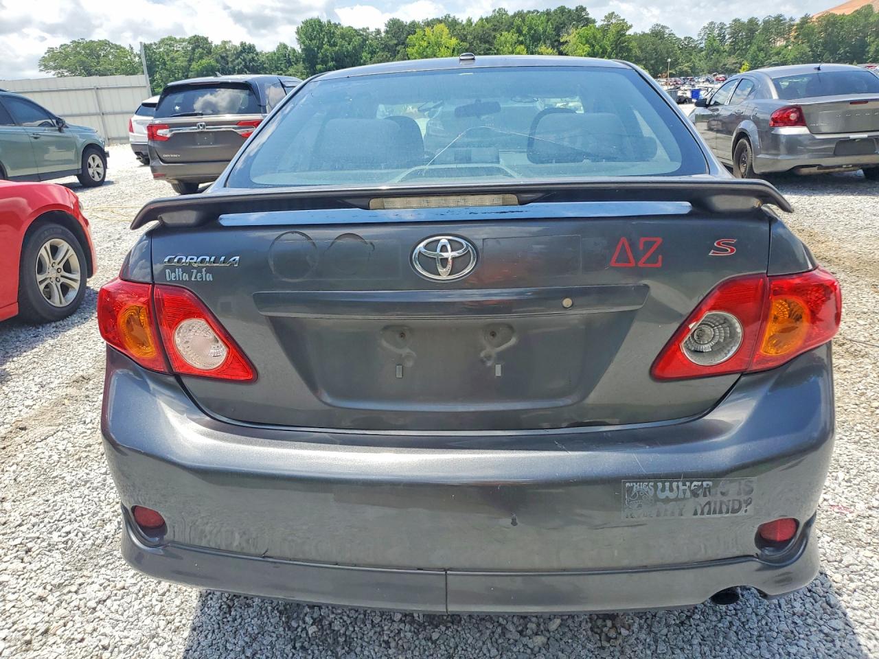 2010 Toyota Corolla S Gray vin: 2T1BU4EE2AC464830