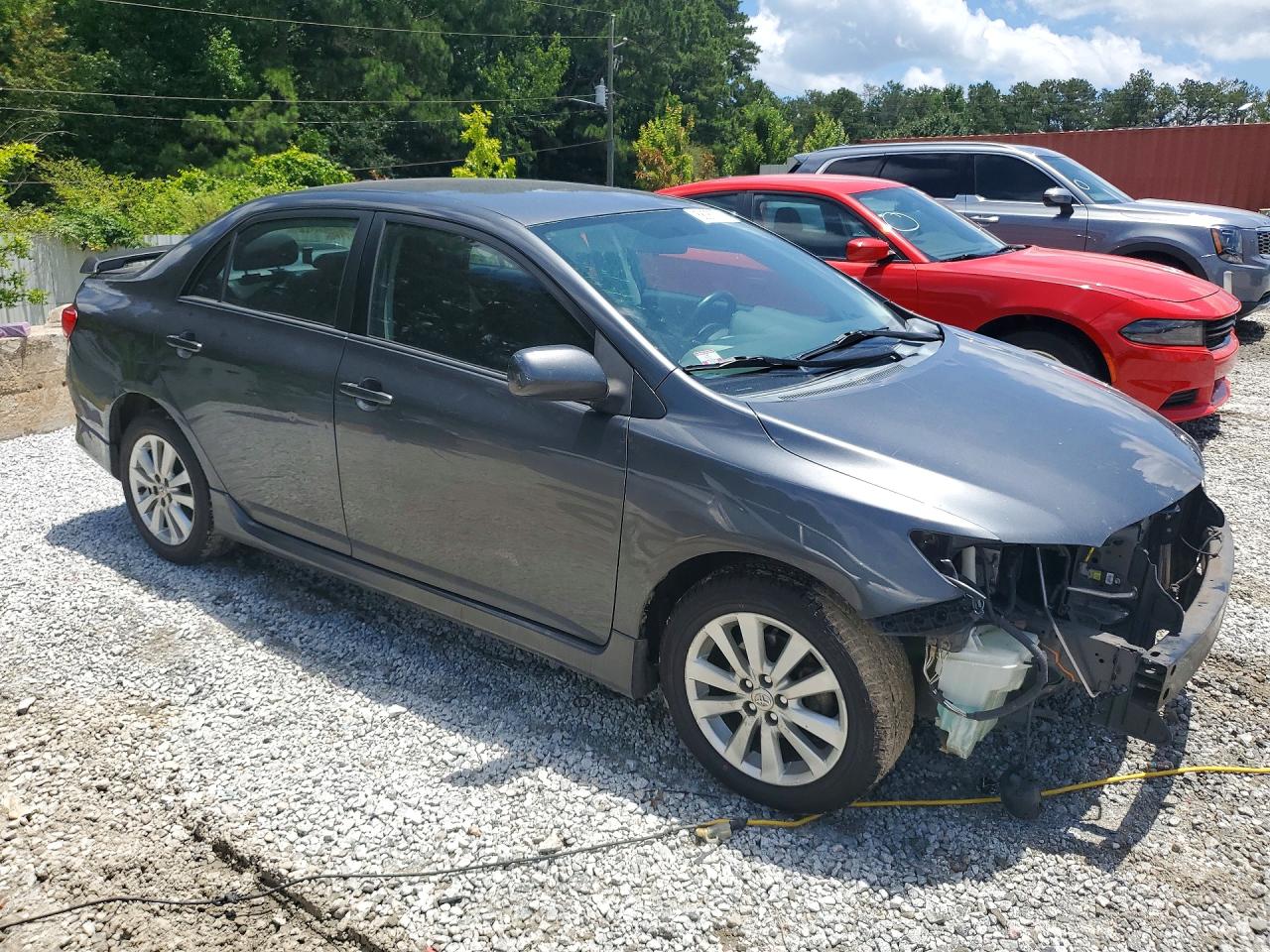 2010 Toyota Corolla S Gray vin: 2T1BU4EE2AC464830