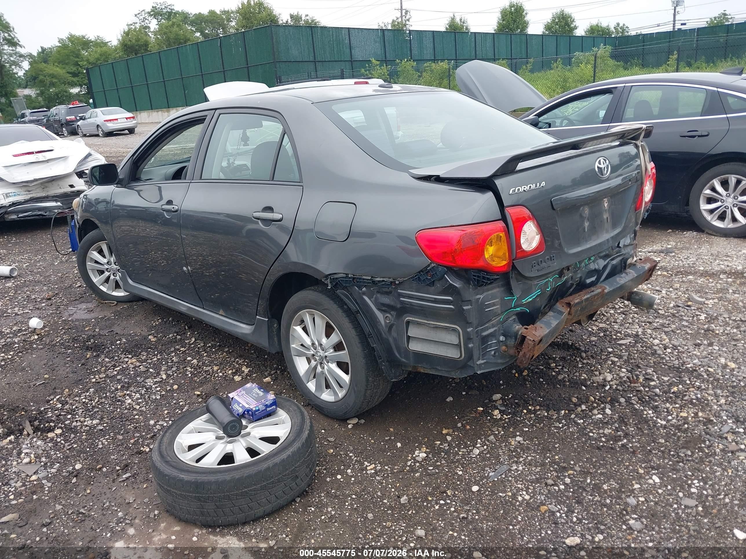 2010 Toyota Corolla S Gray vin: 2T1BU4EE2AC476508