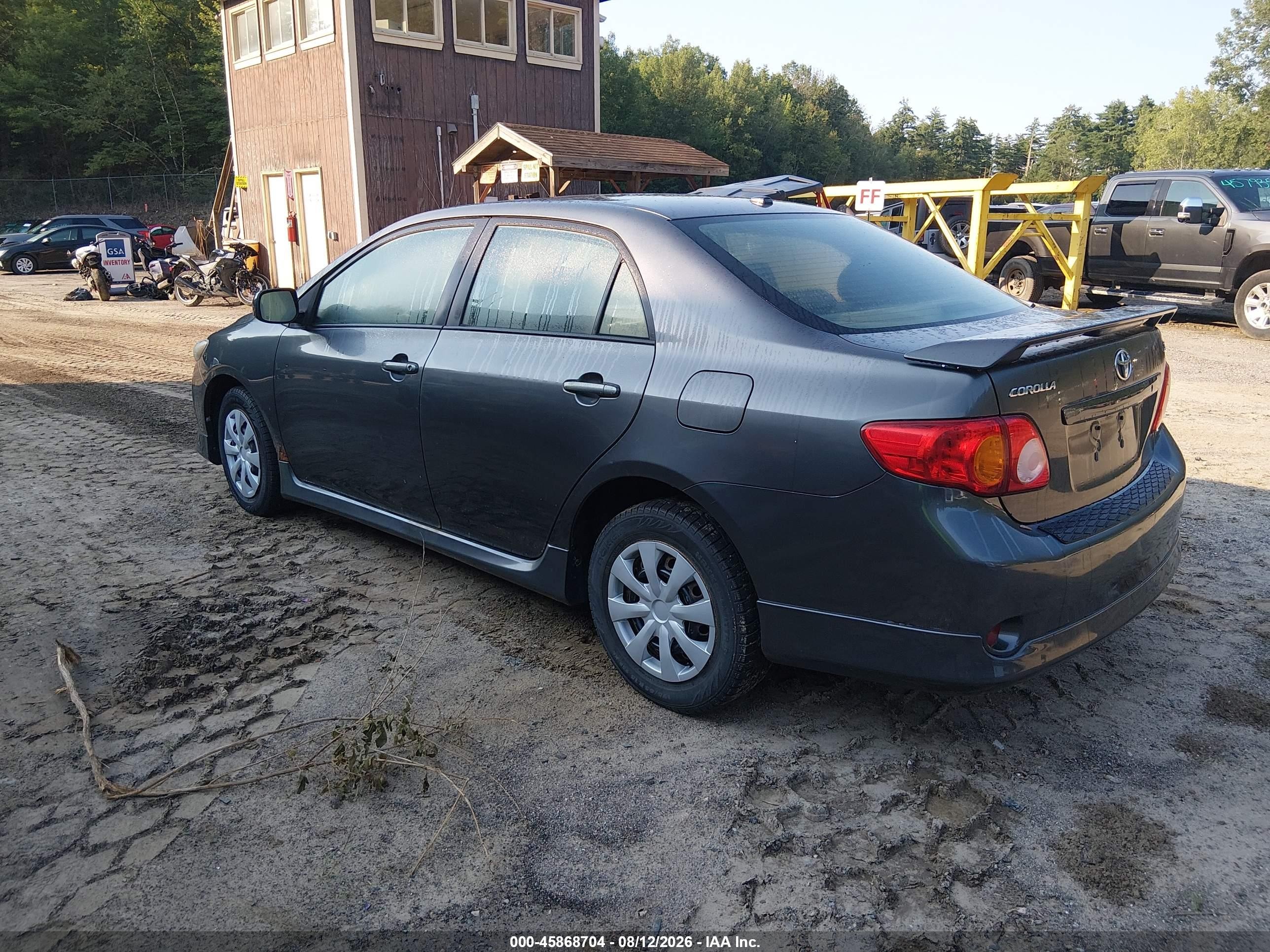 2010 Toyota Corolla S Gray vin: 2T1BU4EE2AC490182