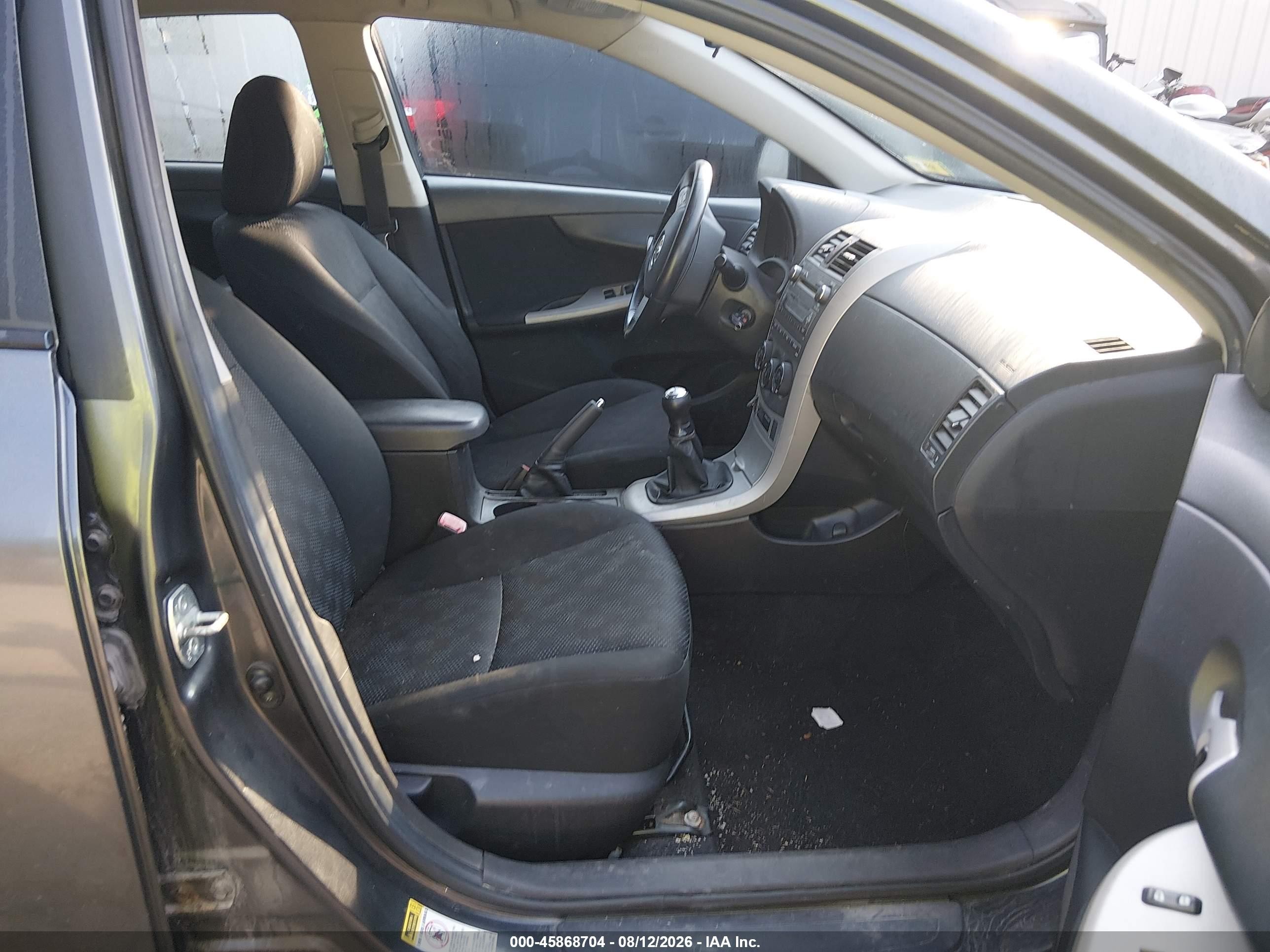 2010 Toyota Corolla S Gray vin: 2T1BU4EE2AC490182