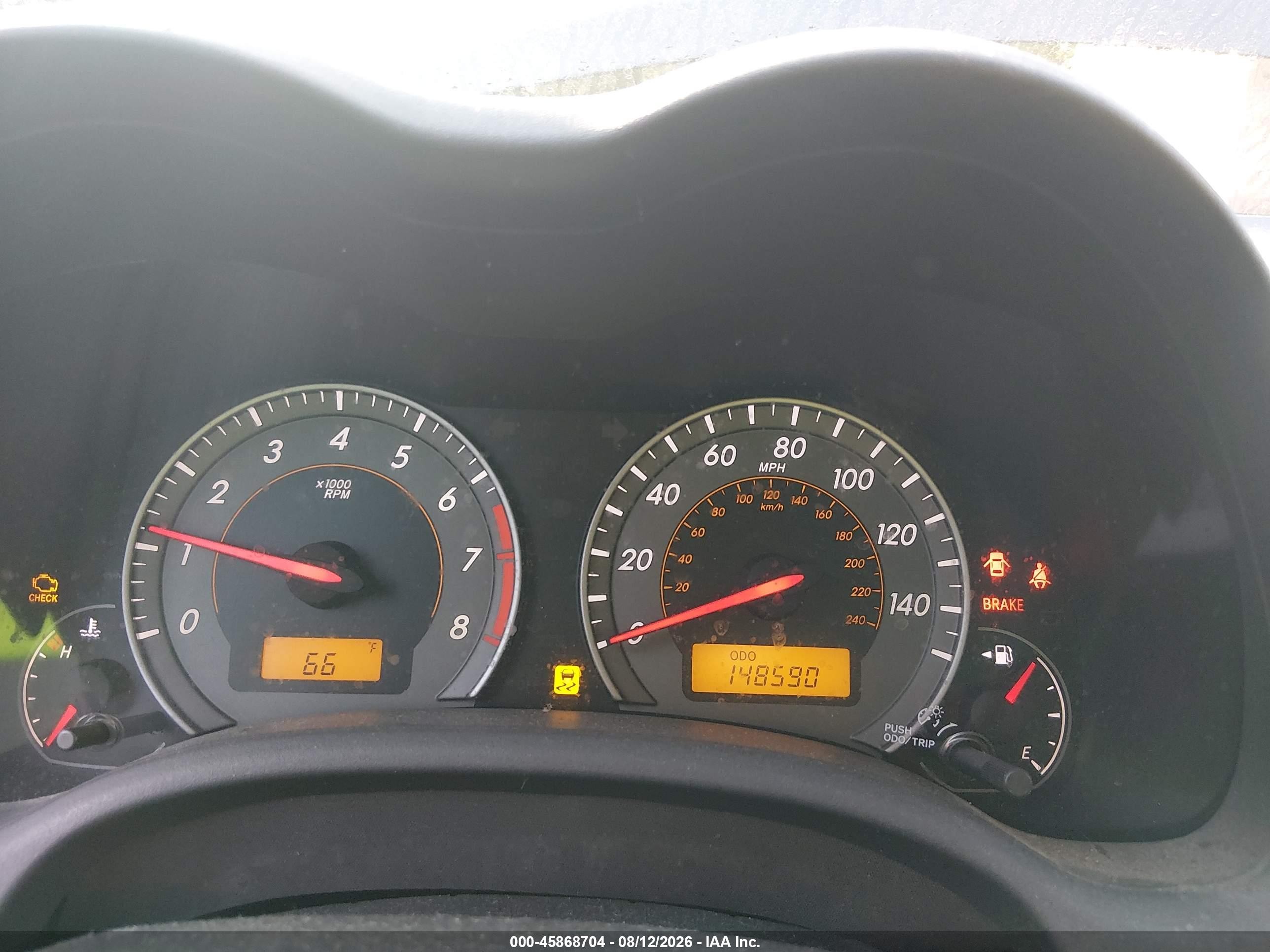 2010 Toyota Corolla S Gray vin: 2T1BU4EE2AC490182