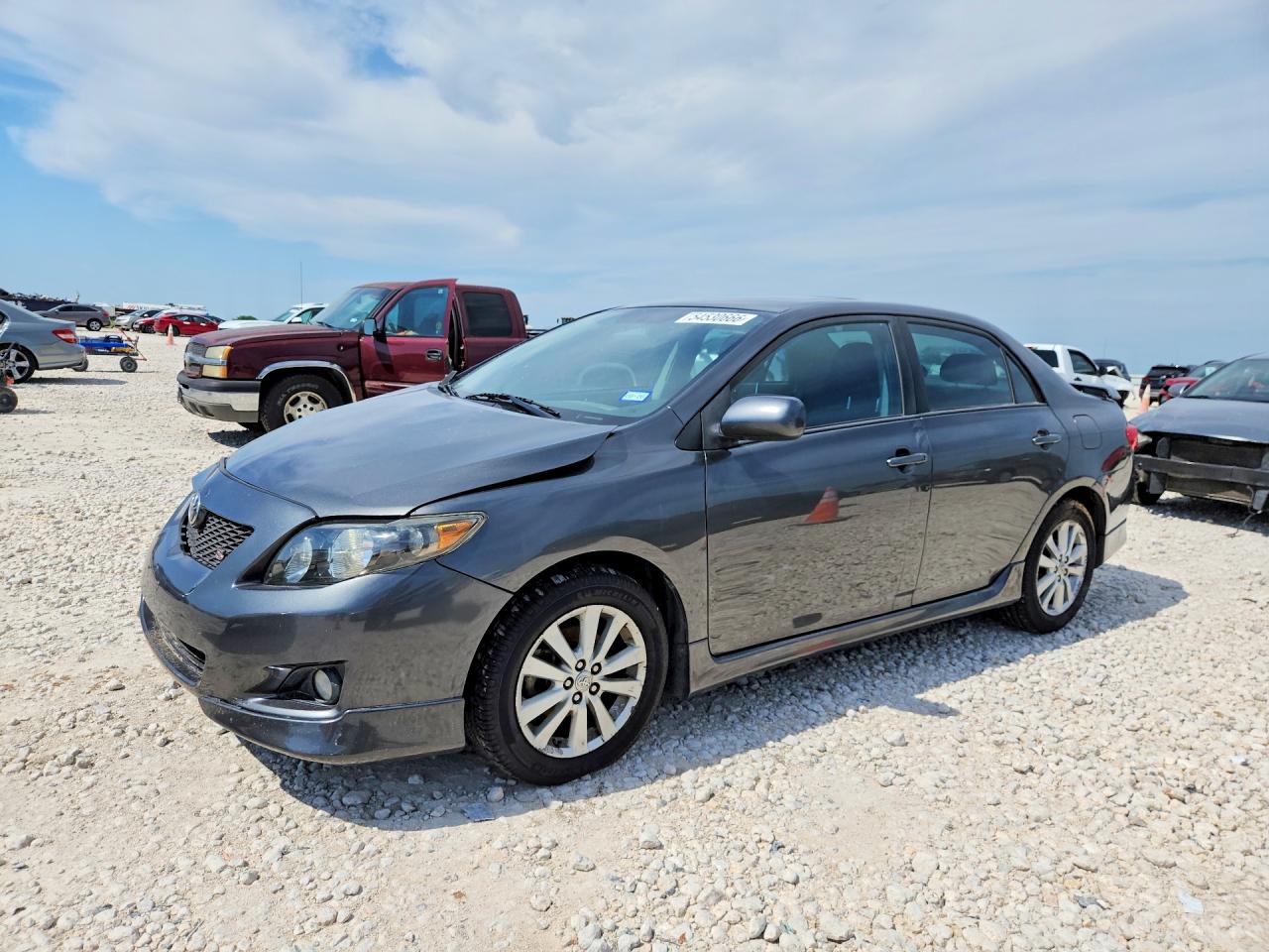 2010 Toyota Corolla S Gray vin: 2T1BU4EE2AC505411