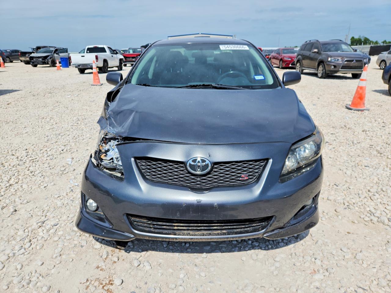 2010 Toyota Corolla S Gray vin: 2T1BU4EE2AC505411