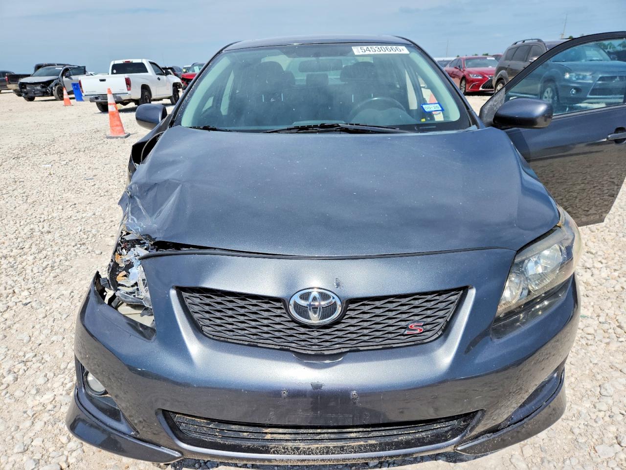 2010 Toyota Corolla S Gray vin: 2T1BU4EE2AC505411