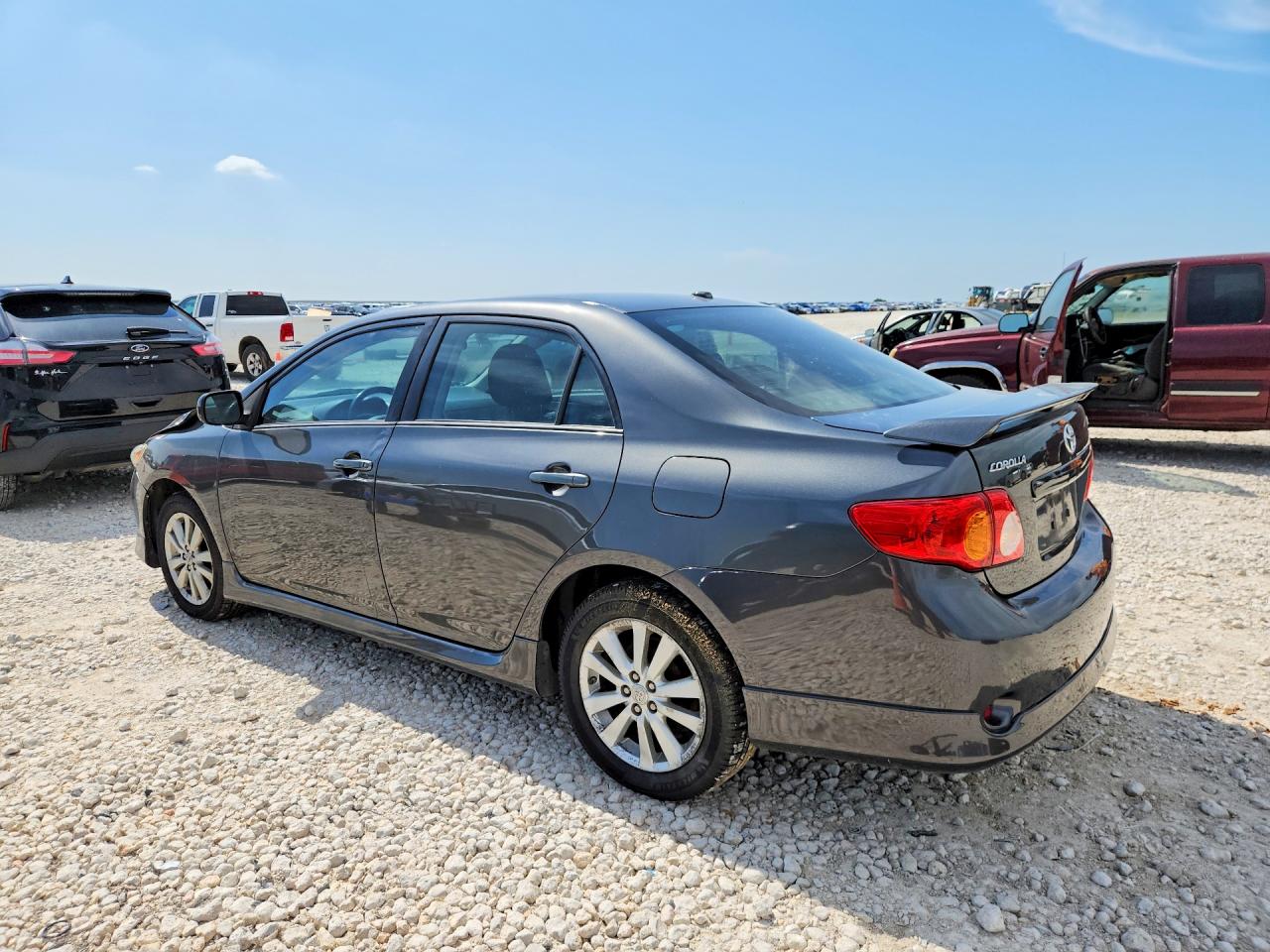 2010 Toyota Corolla S Gray vin: 2T1BU4EE2AC505411