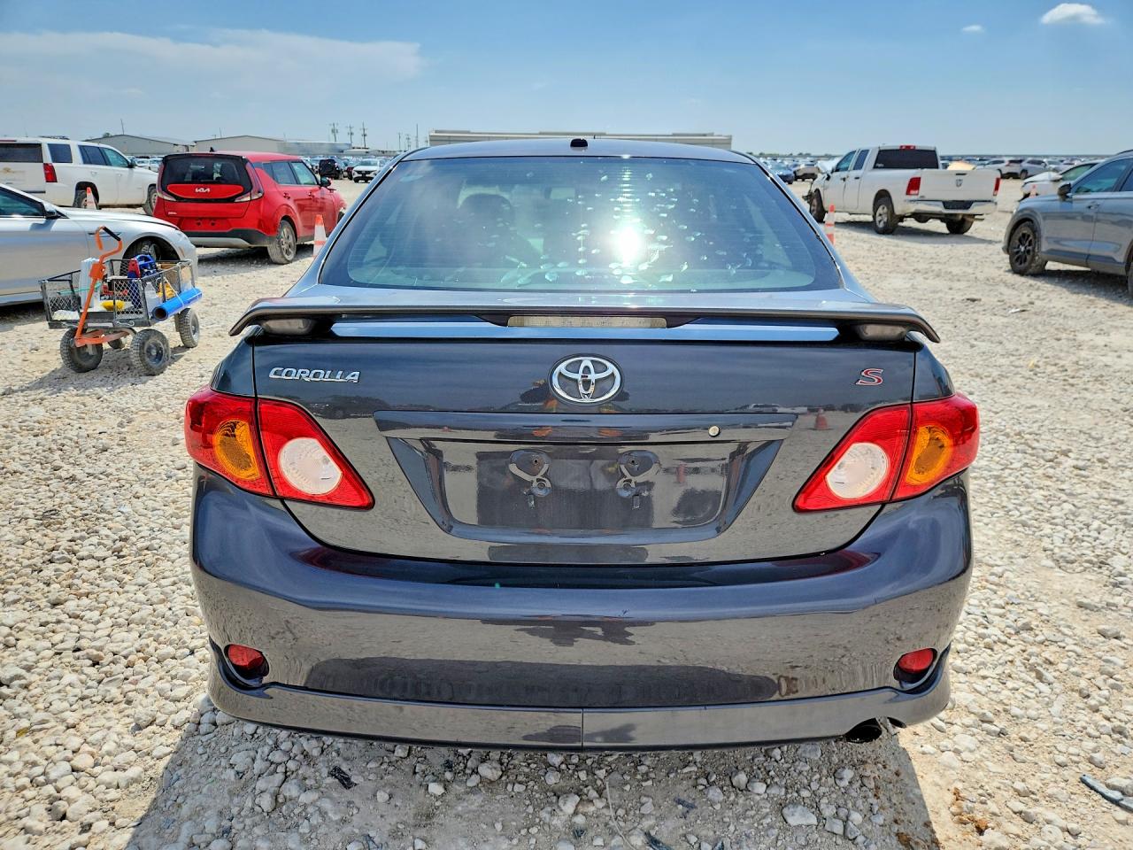 2010 Toyota Corolla S Gray vin: 2T1BU4EE2AC505411
