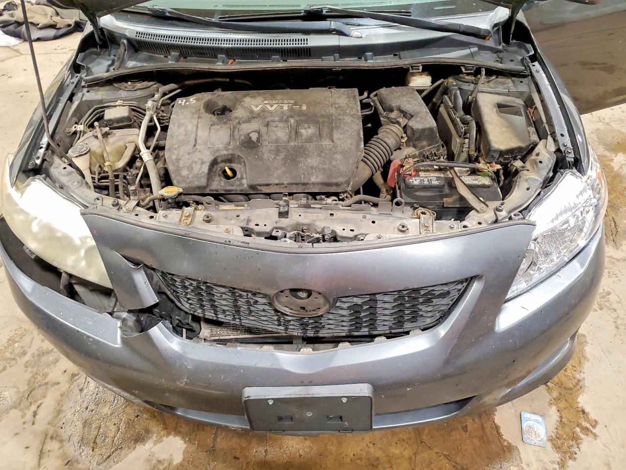2010 Toyota Corolla Le Gray vin: 2T1BU4EE2AC506414
