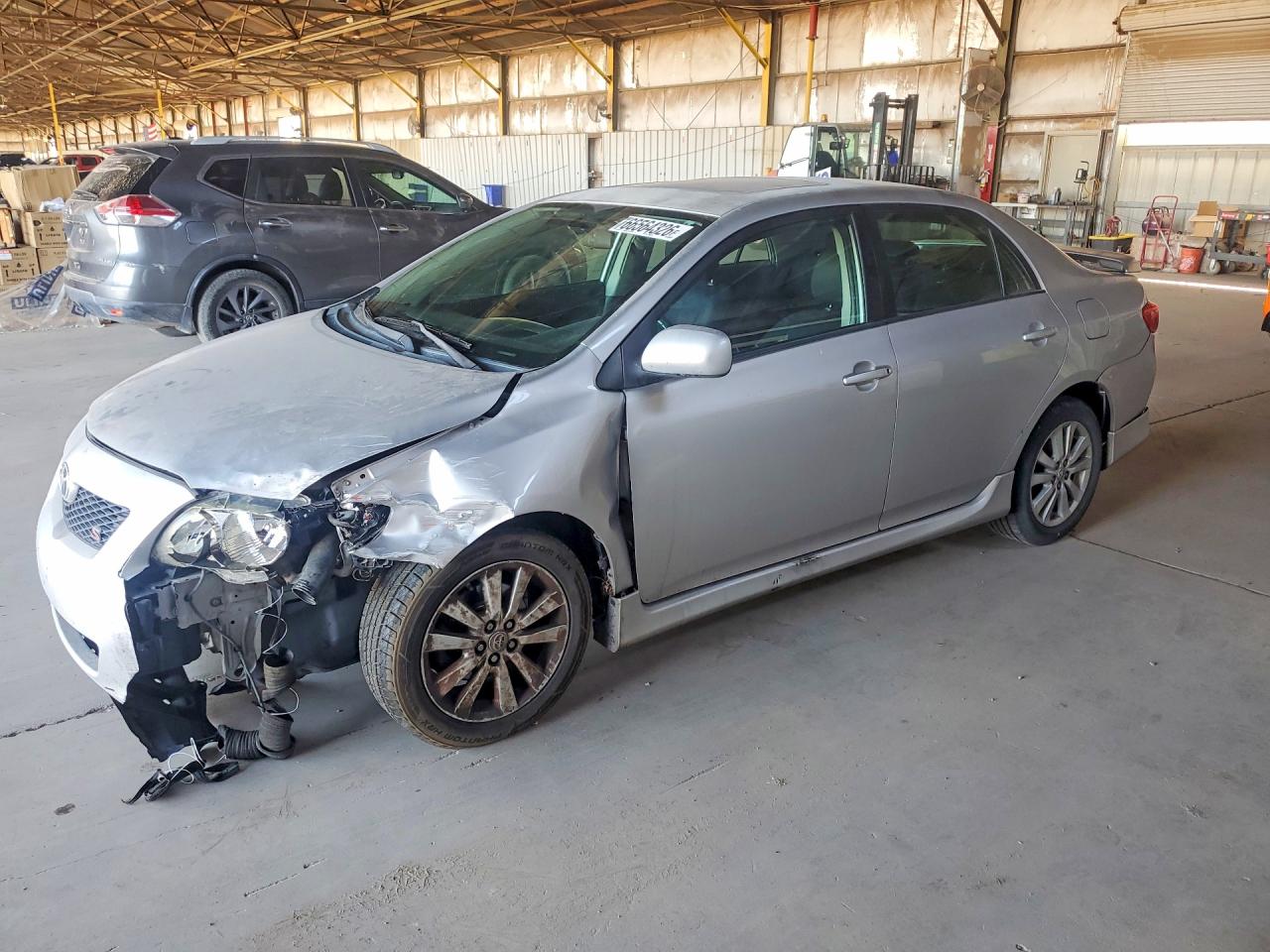 2010 Toyota Corolla S Silver vin: 2T1BU4EE2AC521964
