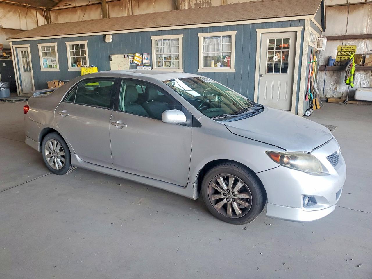 2010 Toyota Corolla S Silver vin: 2T1BU4EE2AC521964