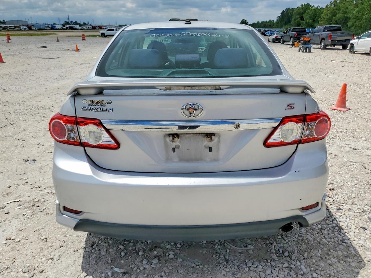 2011 Toyota Corolla S Silver vin: 2T1BU4EE2BC545618