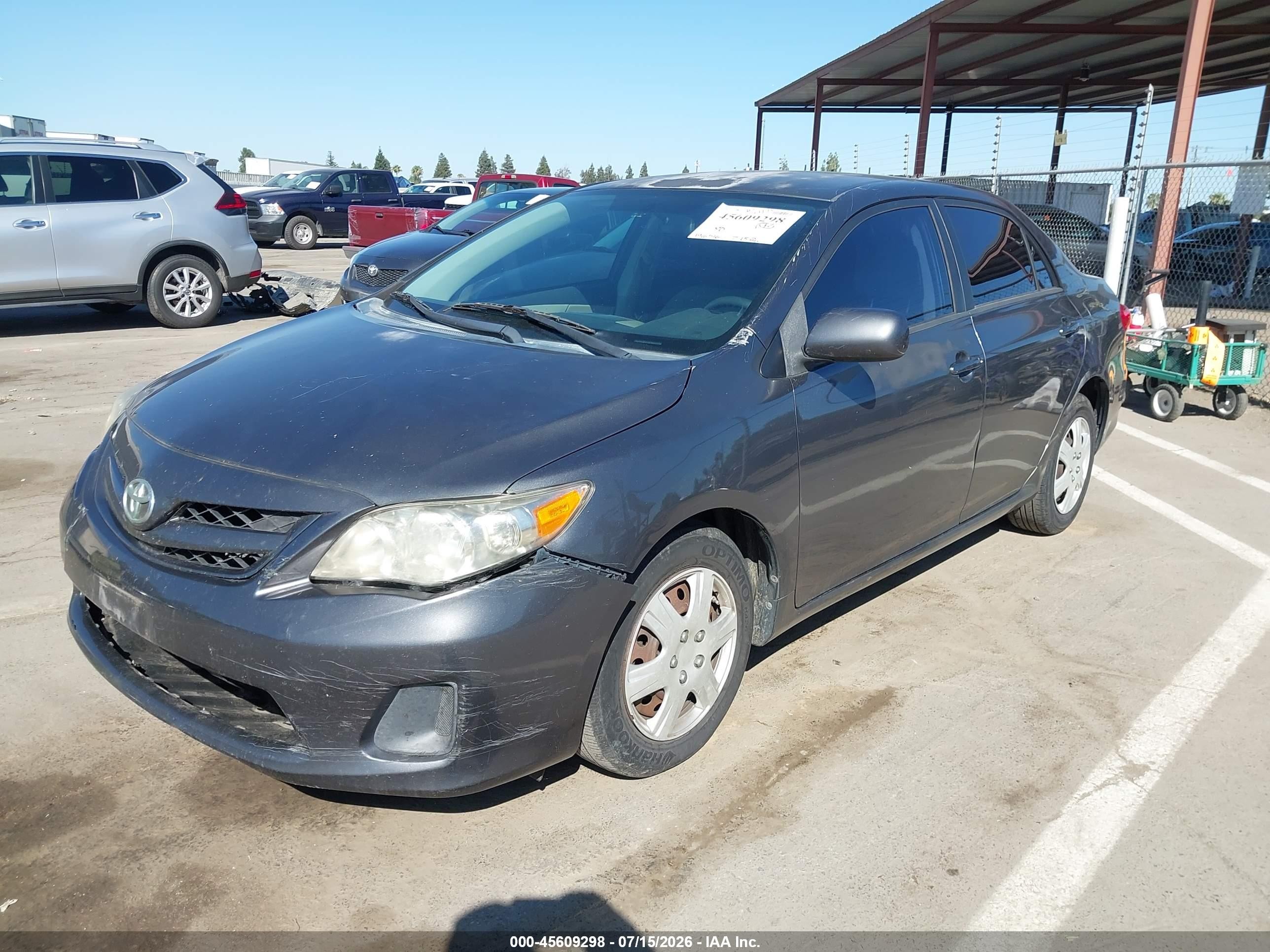 2011 Toyota Corolla Le Gray vin: 2T1BU4EE2BC547739