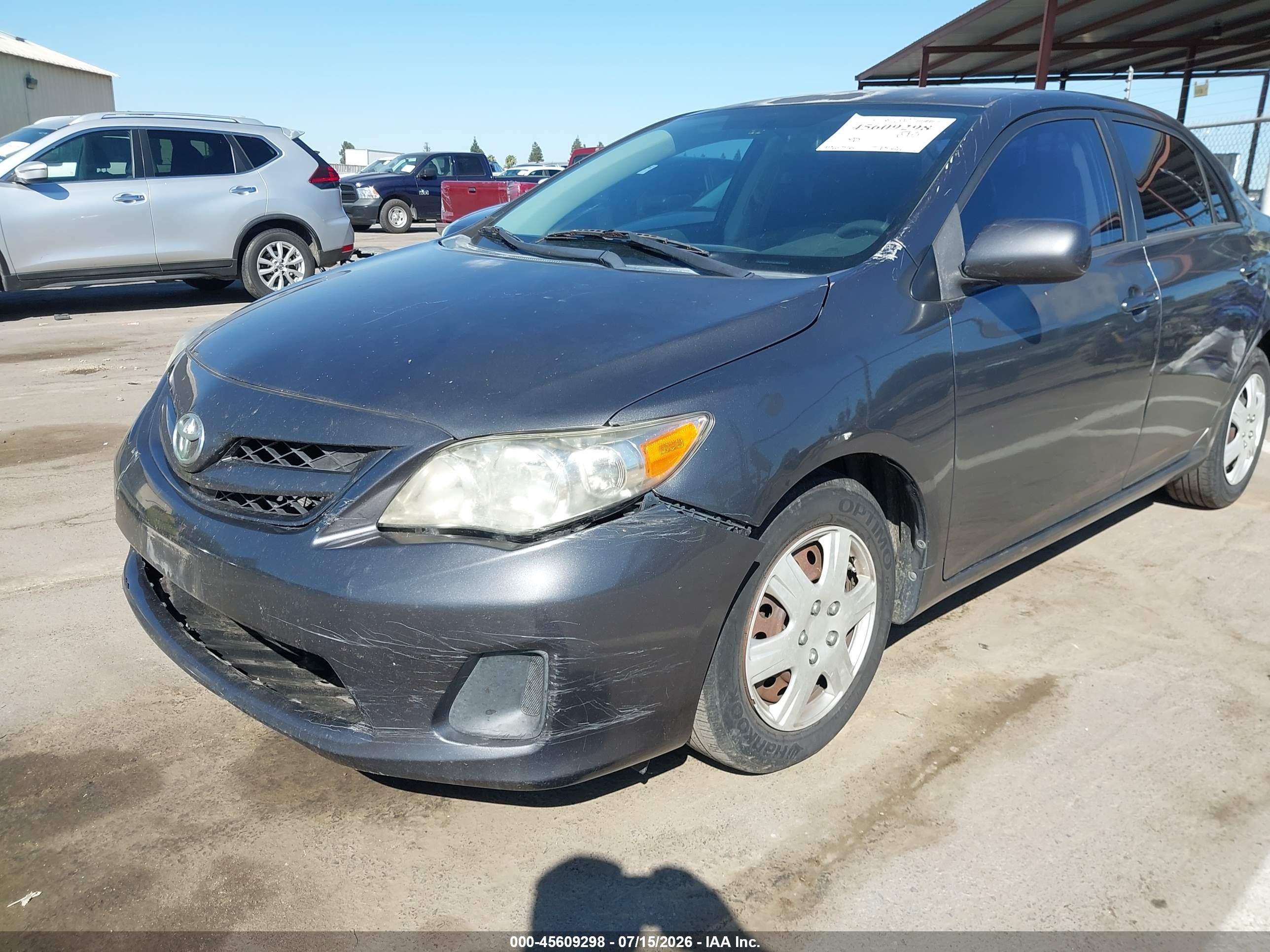 2011 Toyota Corolla Le Gray vin: 2T1BU4EE2BC547739