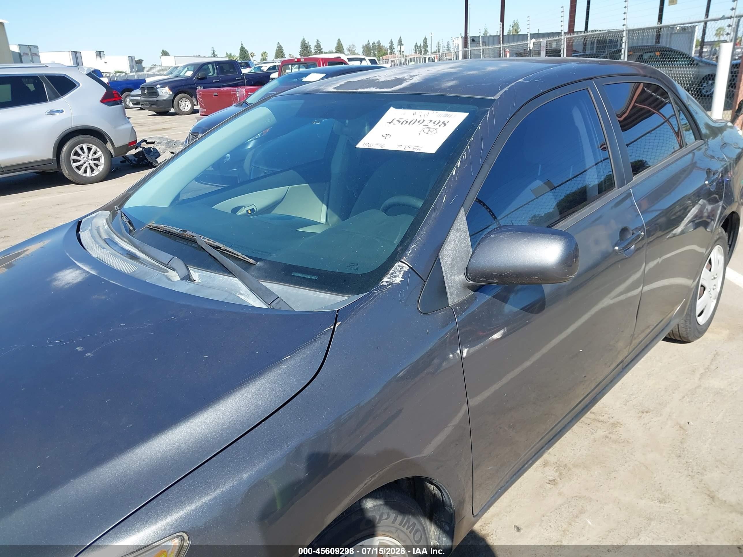 2011 Toyota Corolla Le Gray vin: 2T1BU4EE2BC547739