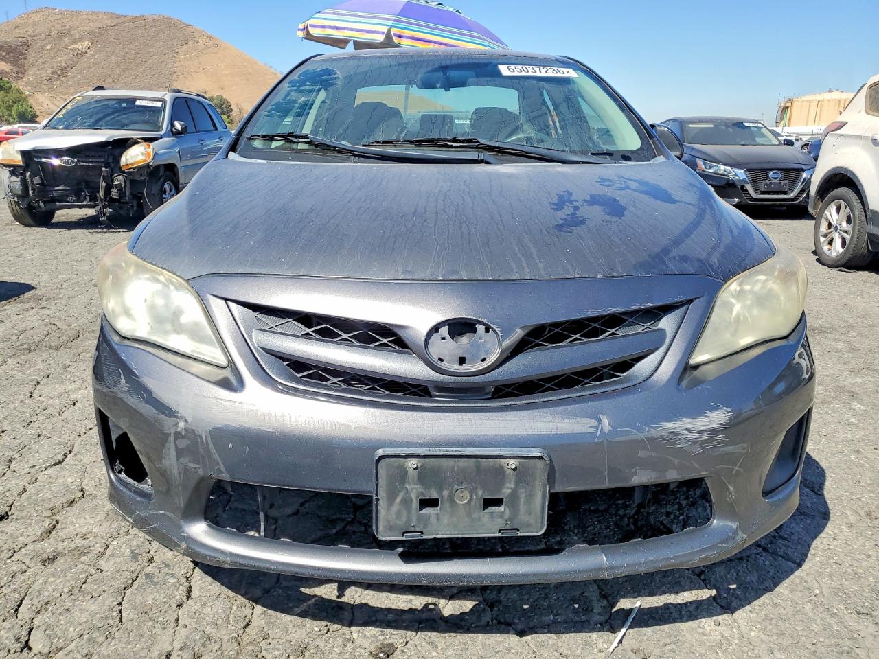 2011 Toyota Corolla Le Серый vin: 2T1BU4EE2BC548017