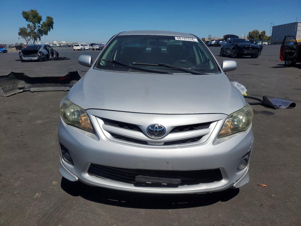 2011 Toyota Corolla S Silver vin: 2T1BU4EE2BC590199
