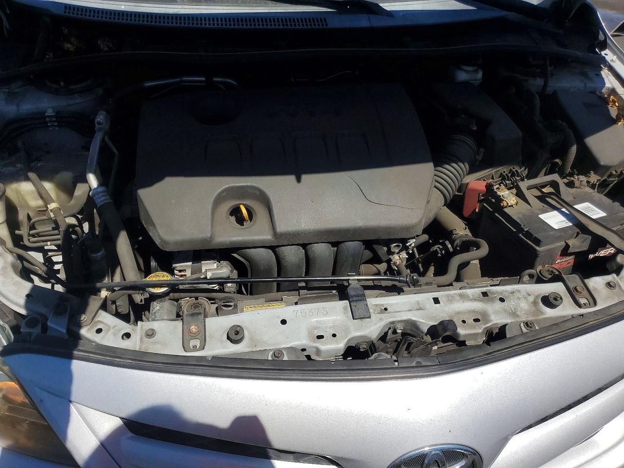 2011 Toyota Corolla S Silver vin: 2T1BU4EE2BC590199