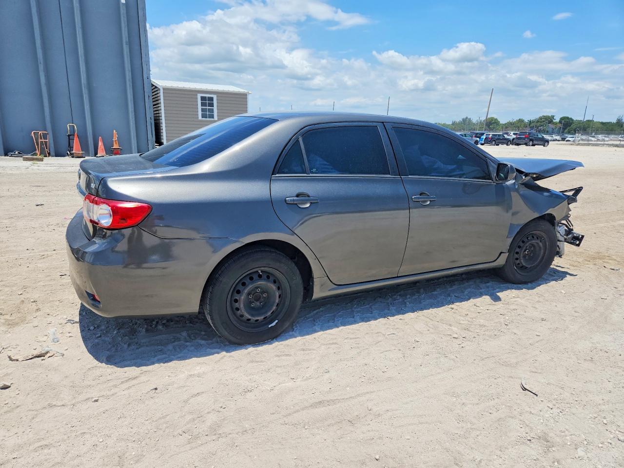 2011 Toyota Corolla Le Gray vin: 2T1BU4EE2BC594513