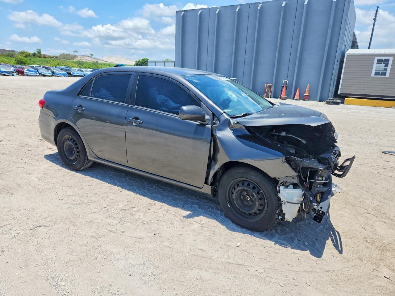 2011 Toyota Corolla Le Gray vin: 2T1BU4EE2BC594513