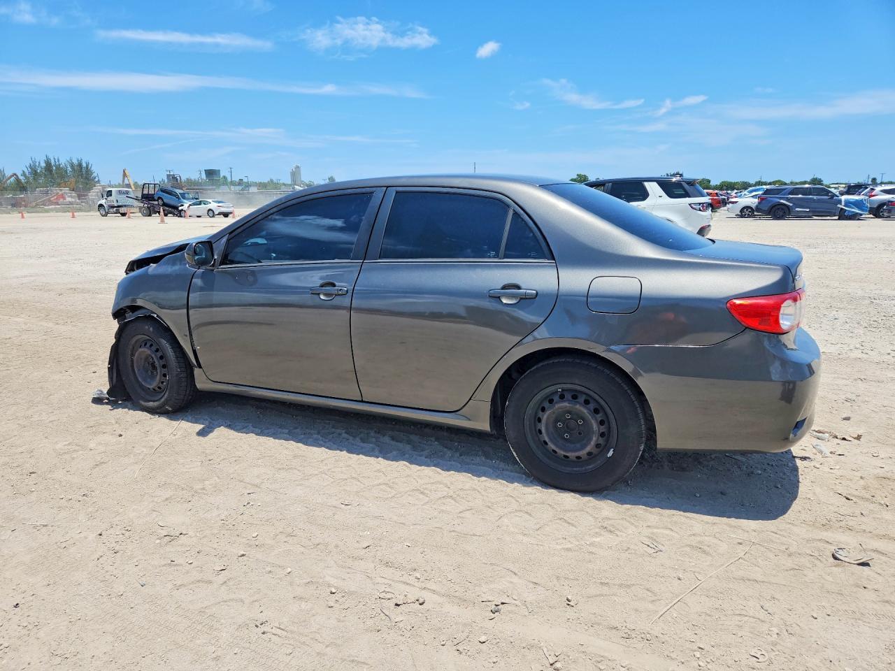 2011 Toyota Corolla Le Gray vin: 2T1BU4EE2BC594513