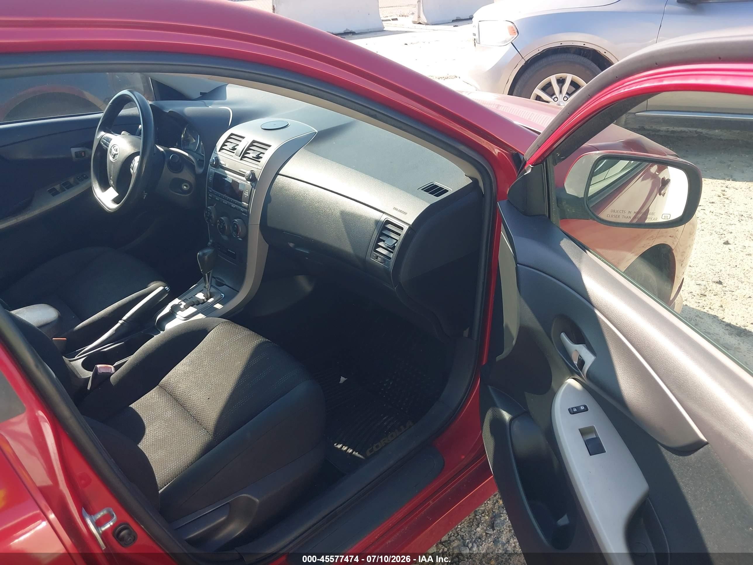 2011 Toyota Corolla S Red vin: 2T1BU4EE2BC601217