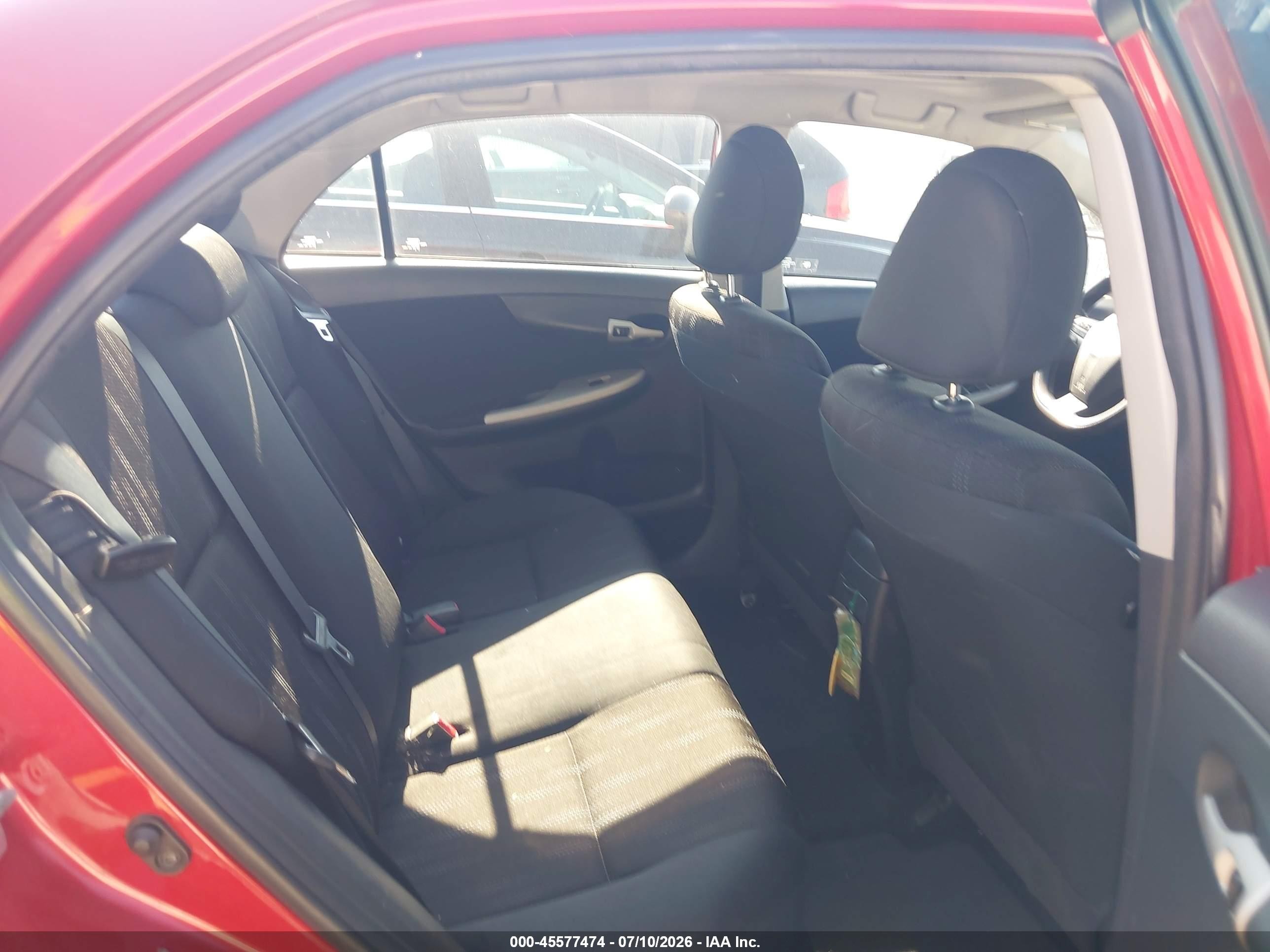 2011 Toyota Corolla S Red vin: 2T1BU4EE2BC601217