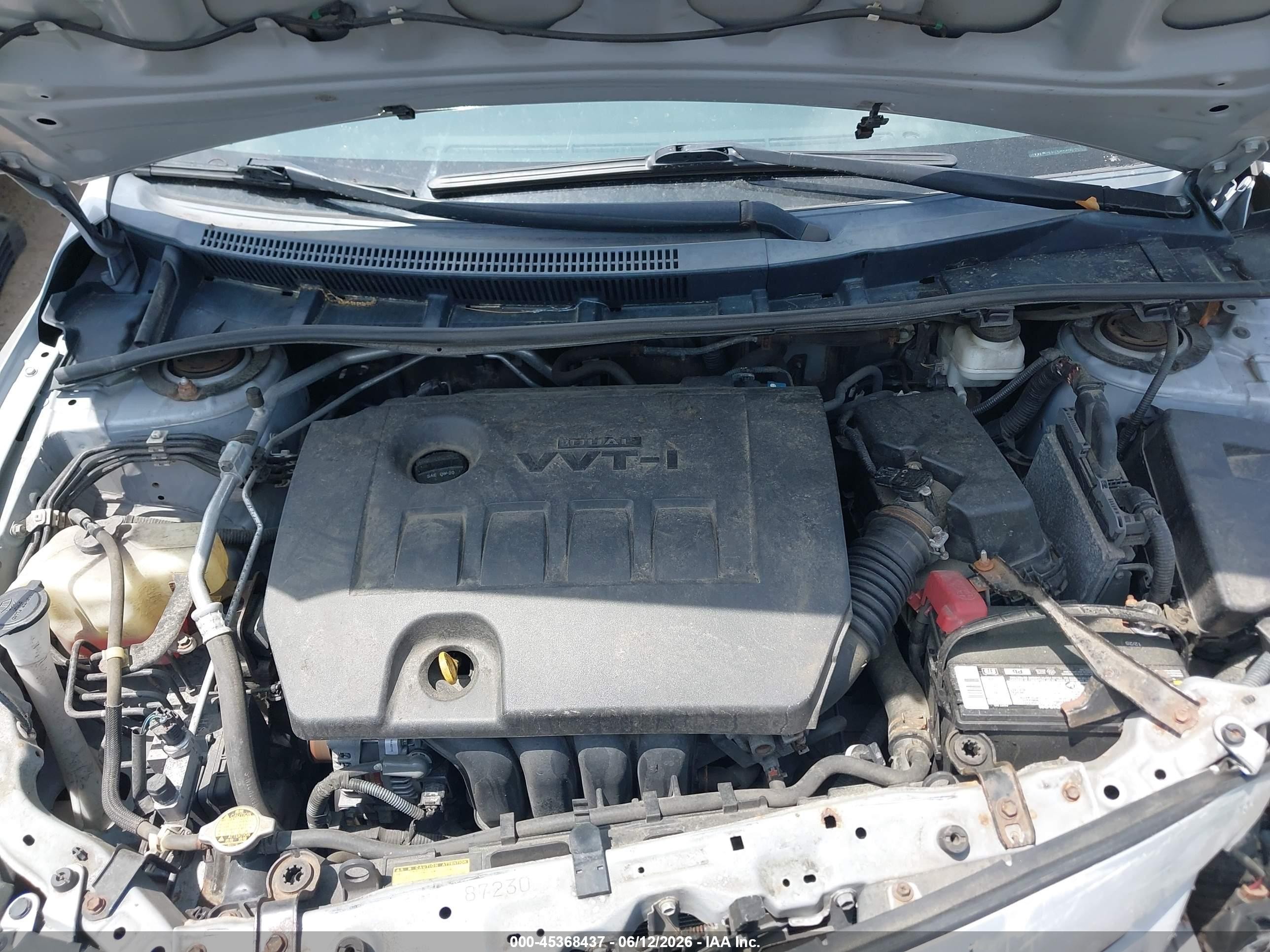 2011 Toyota Corolla Le Silver vin: 2T1BU4EE2BC601797