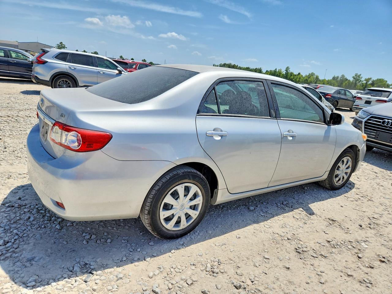 2011 Toyota Corolla Le Silver vin: 2T1BU4EE2BC602254