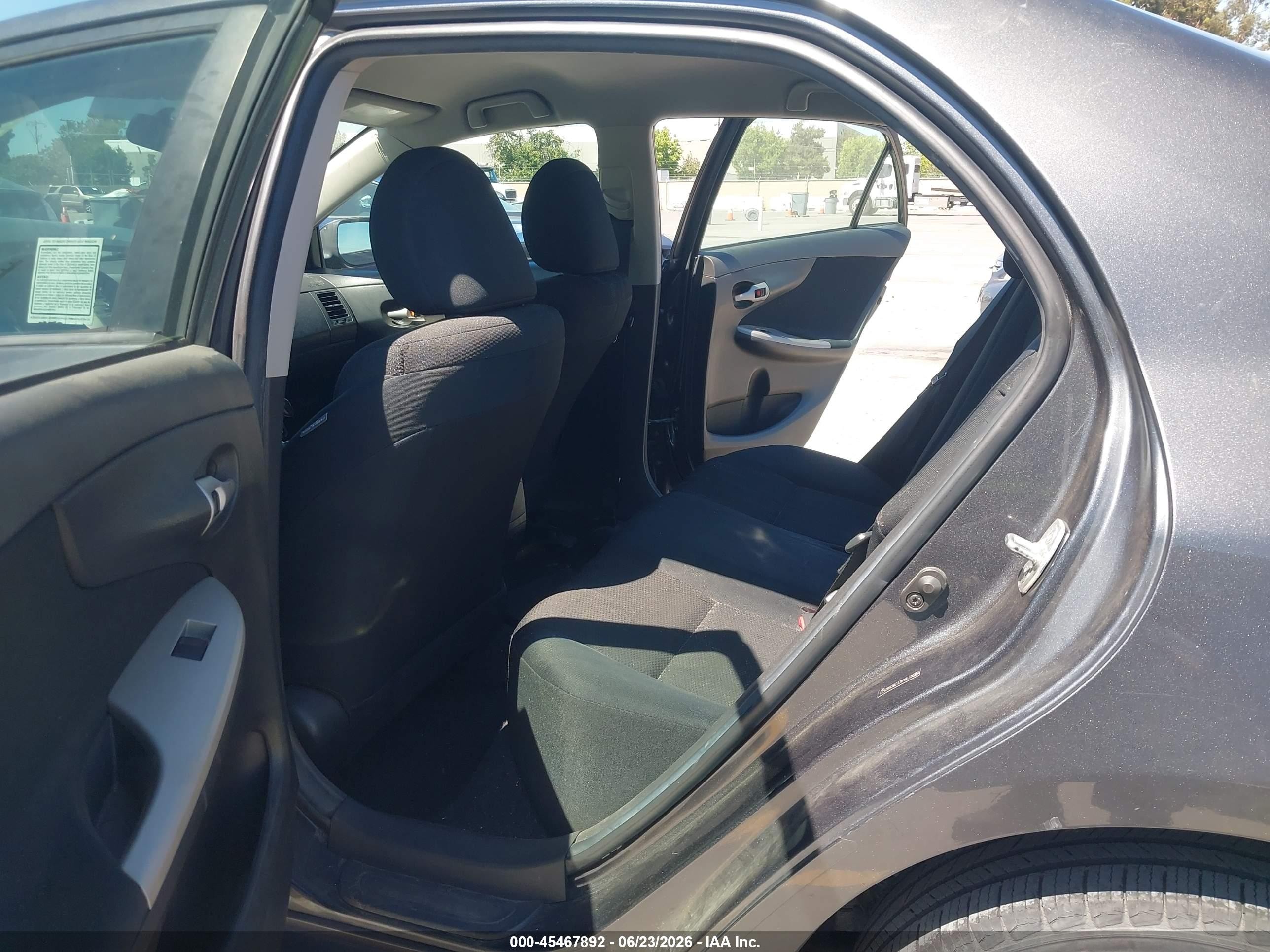 2011 Toyota Corolla S Gray vin: 2T1BU4EE2BC602531