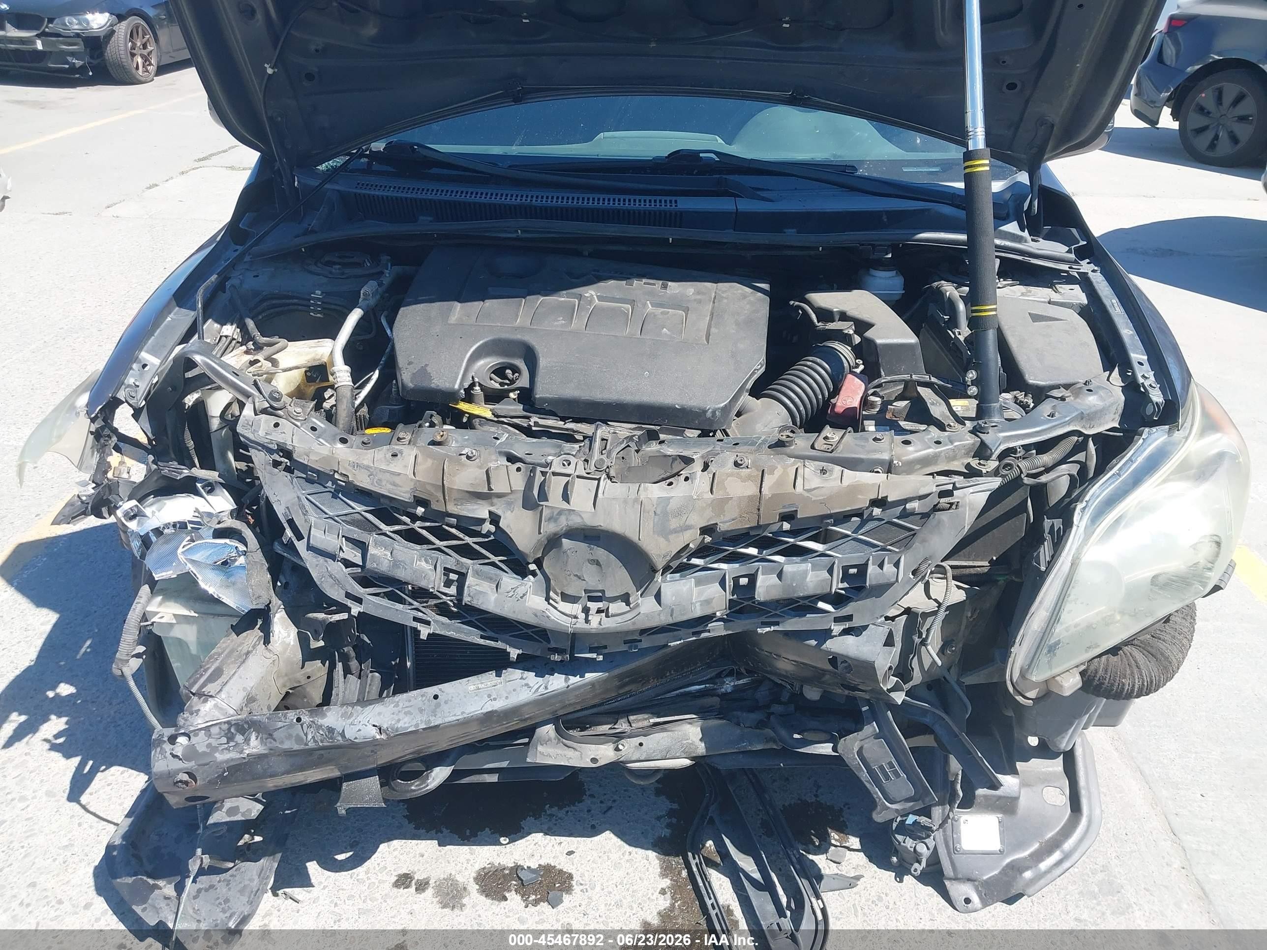 2011 Toyota Corolla S Gray vin: 2T1BU4EE2BC602531