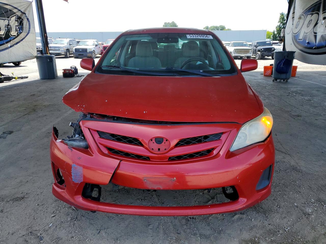 2011 Toyota Corolla Le Red vin: 2T1BU4EE2BC627610
