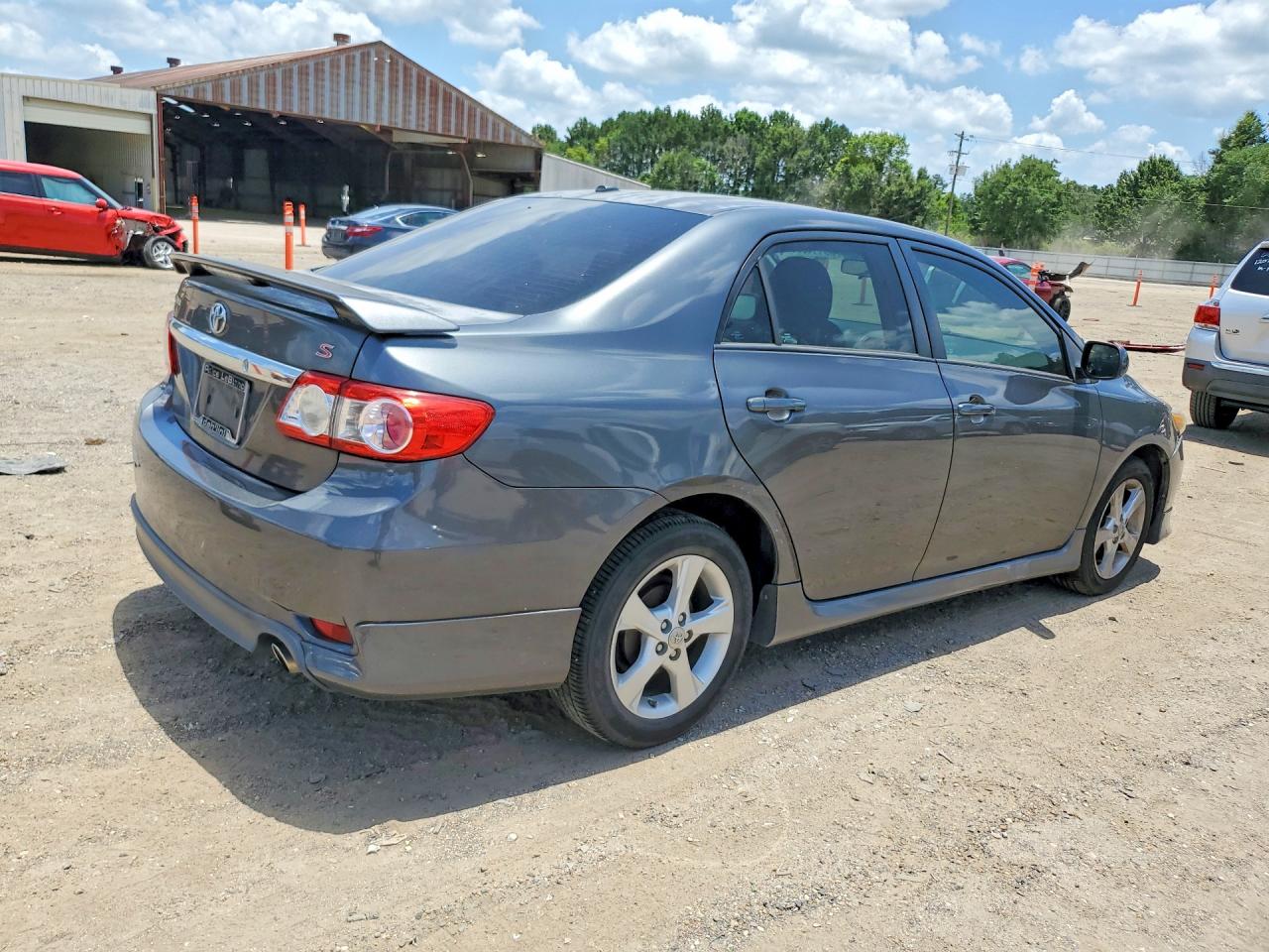 2011 Toyota Corolla S Gray vin: 2T1BU4EE2BC659537