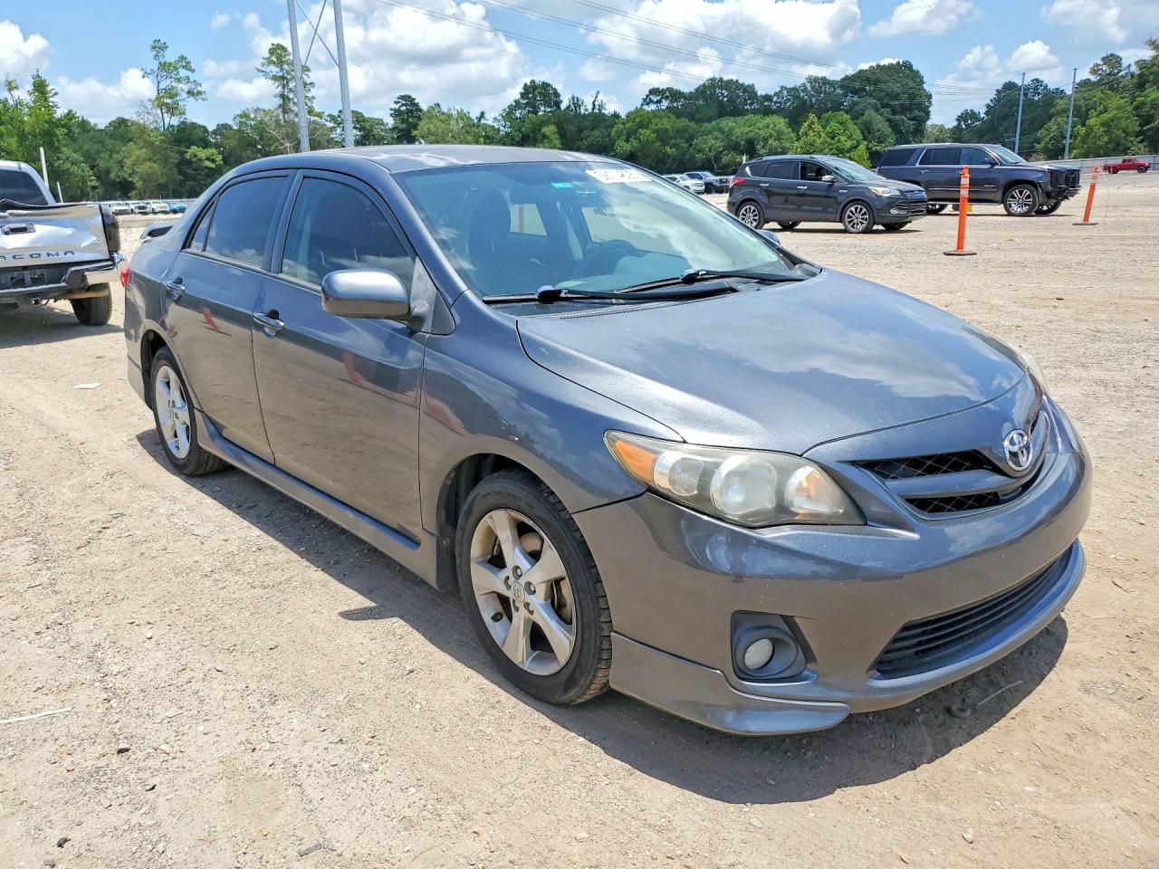 2011 Toyota Corolla S Gray vin: 2T1BU4EE2BC659537