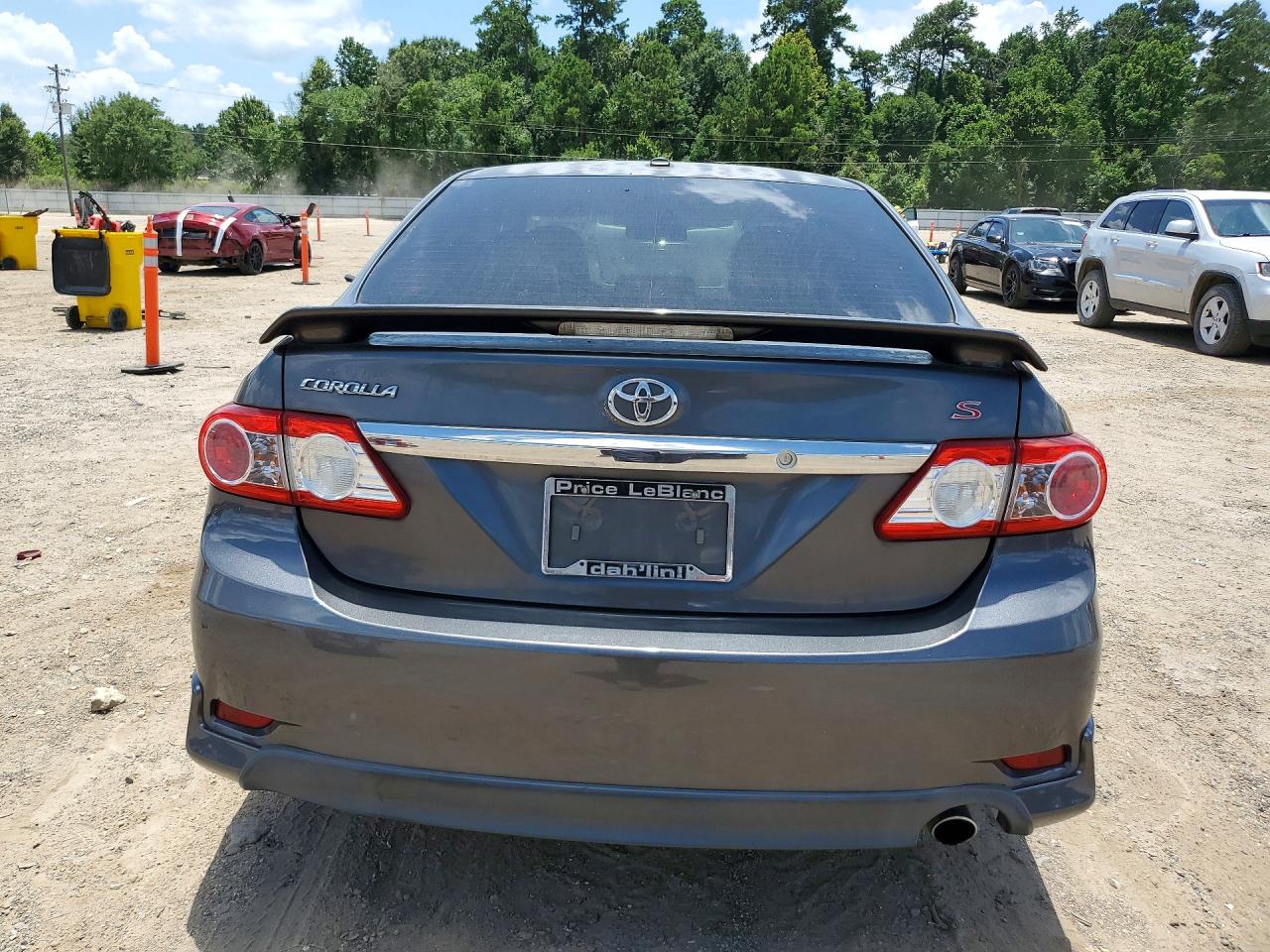 2011 Toyota Corolla S Gray vin: 2T1BU4EE2BC659537