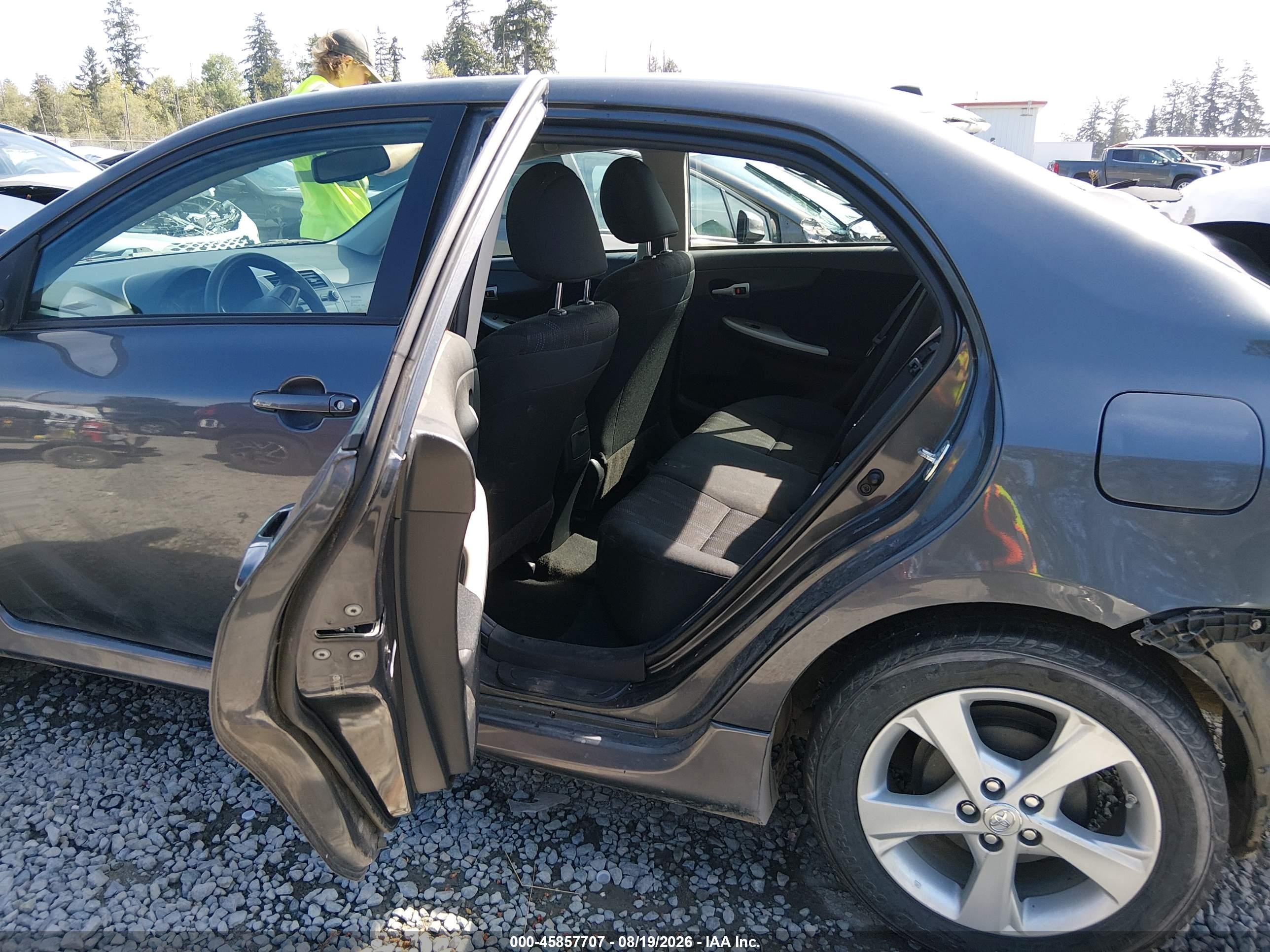 2011 Toyota Corolla S Gray vin: 2T1BU4EE2BC665600