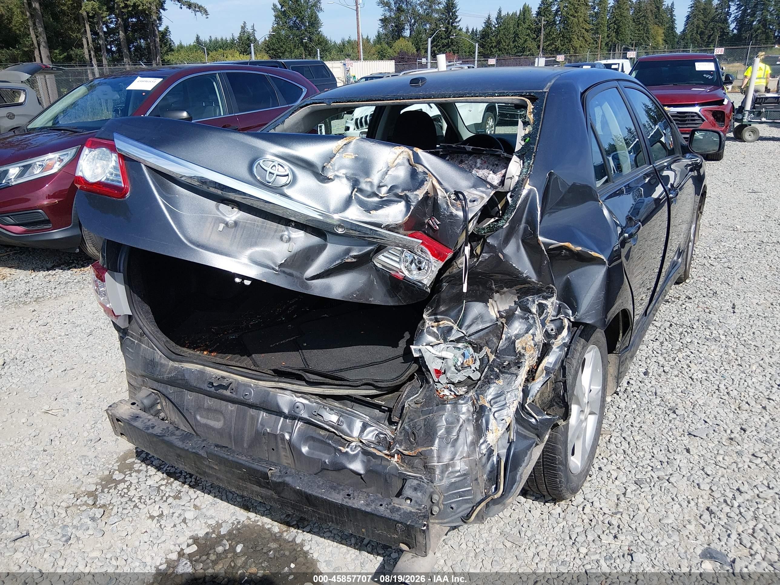 2011 Toyota Corolla S Gray vin: 2T1BU4EE2BC665600