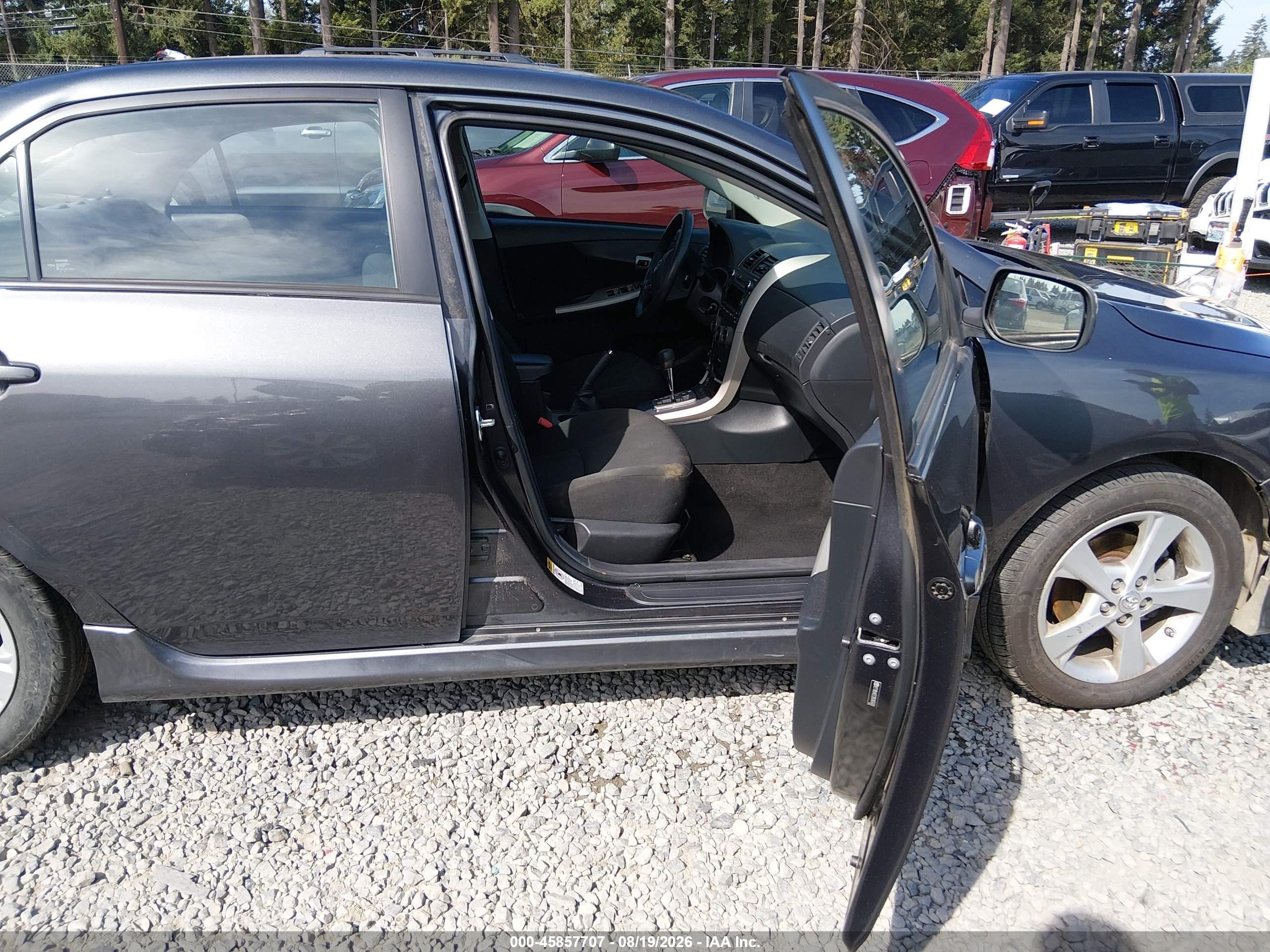 2011 Toyota Corolla S Gray vin: 2T1BU4EE2BC665600