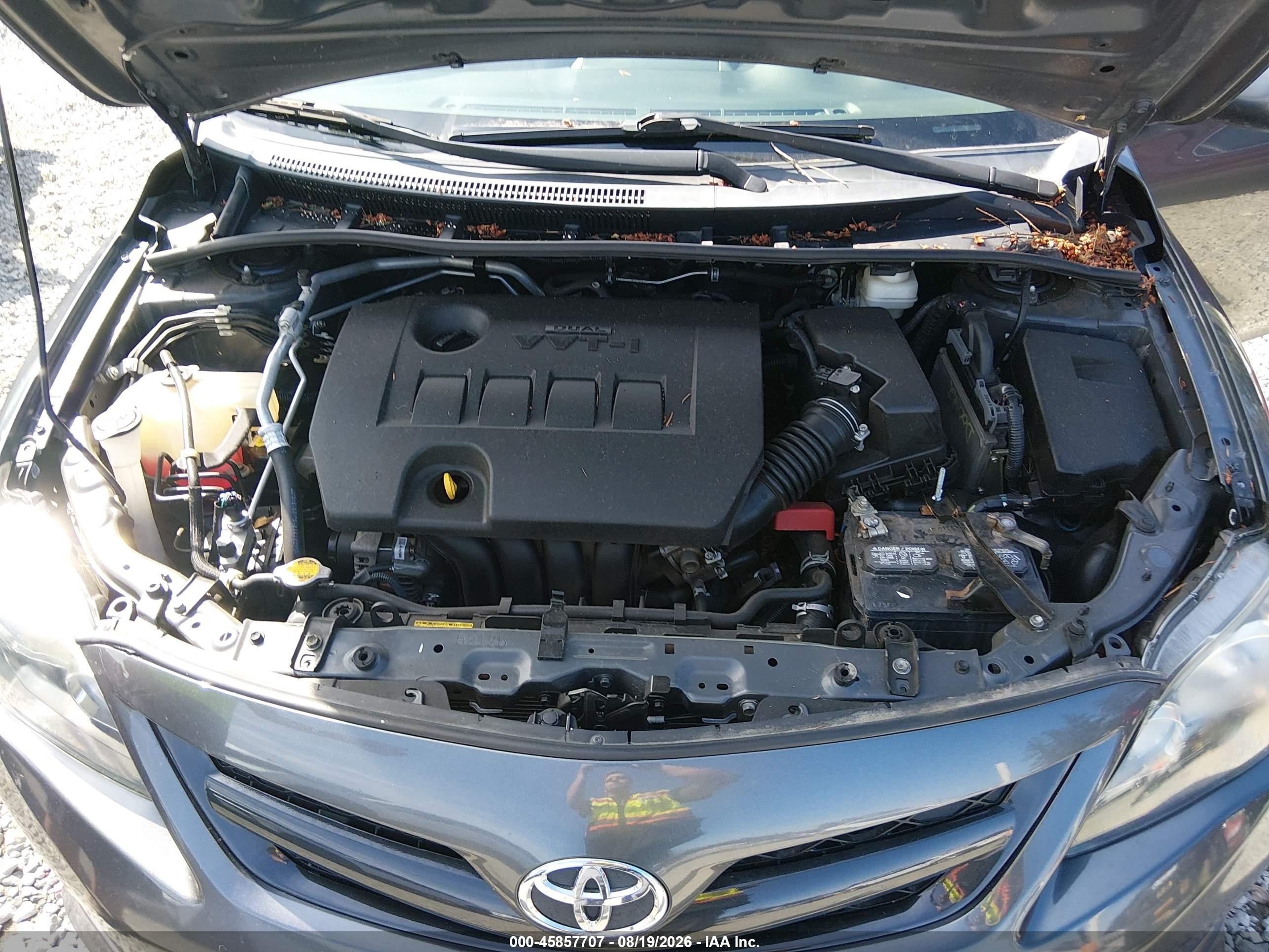 2011 Toyota Corolla S Gray vin: 2T1BU4EE2BC665600