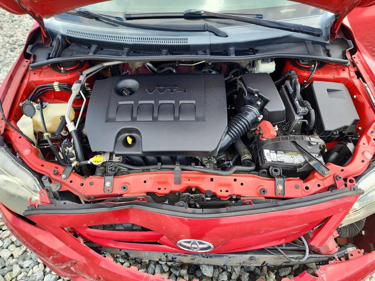 2011 Toyota Corolla S Red vin: 2T1BU4EE2BC674328