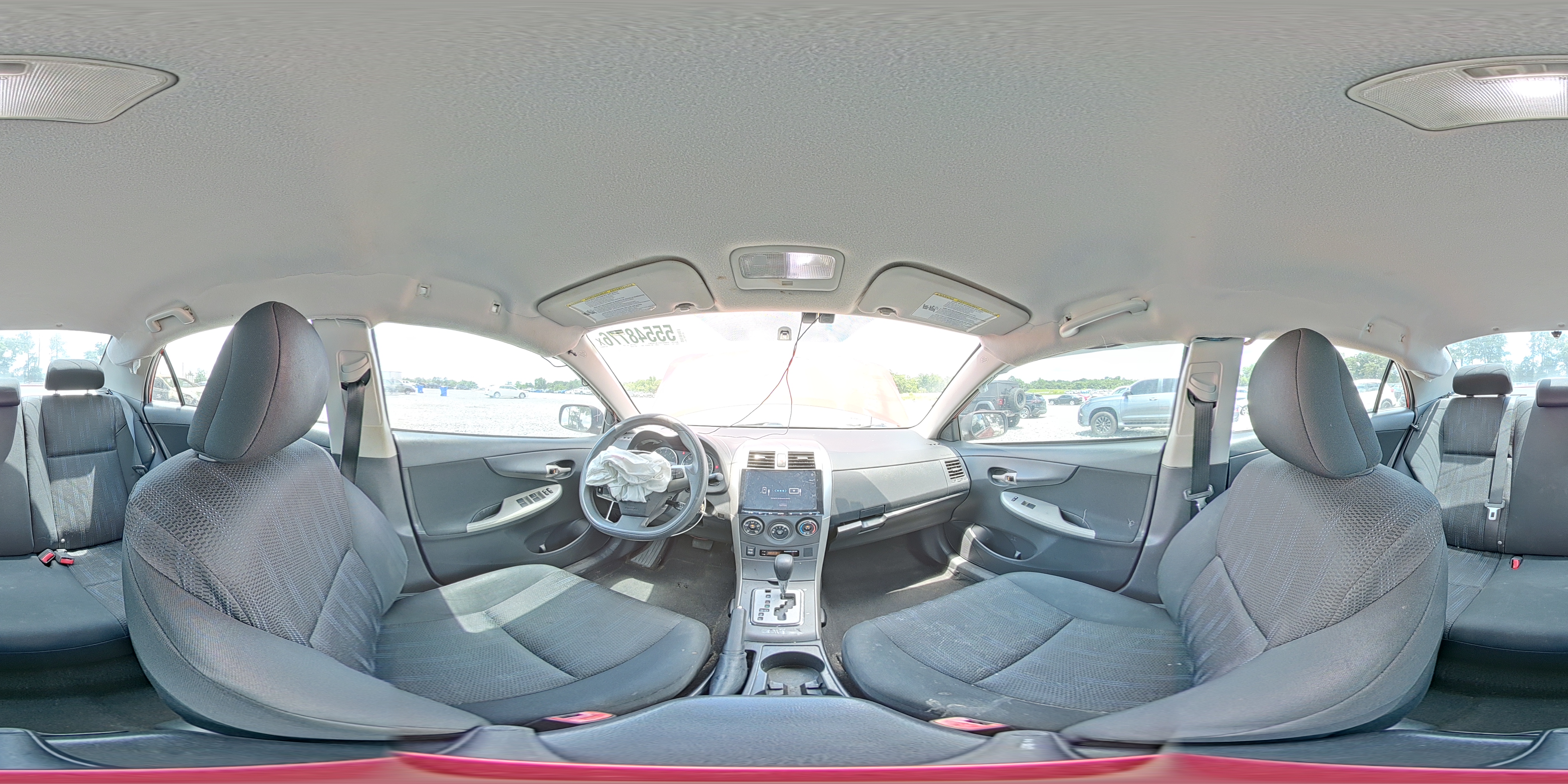 2011 Toyota Corolla S Red vin: 2T1BU4EE2BC674328