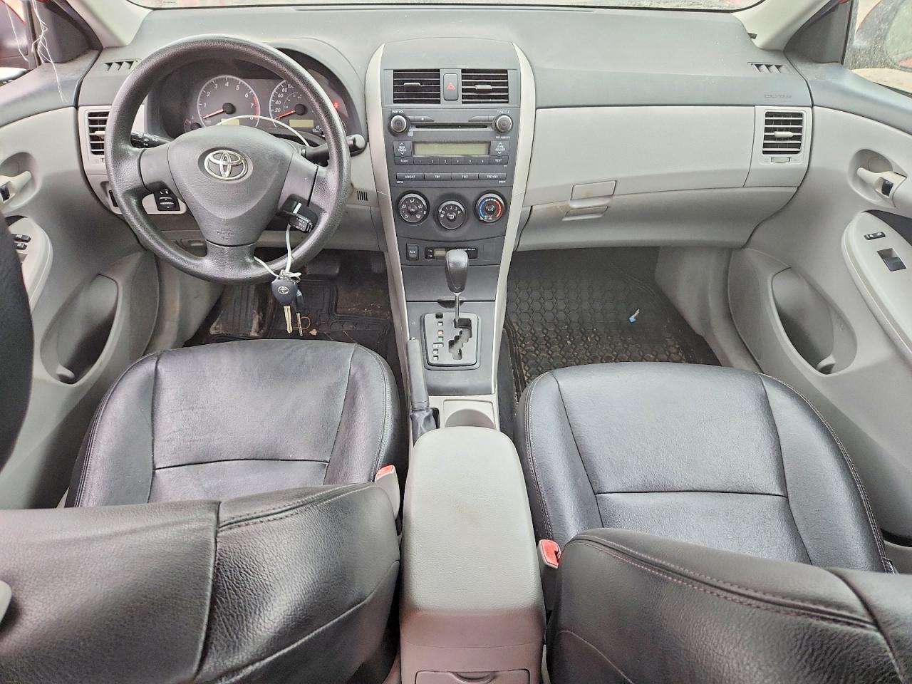 2011 Toyota Corolla Base Red vin: 2T1BU4EE2BC691047
