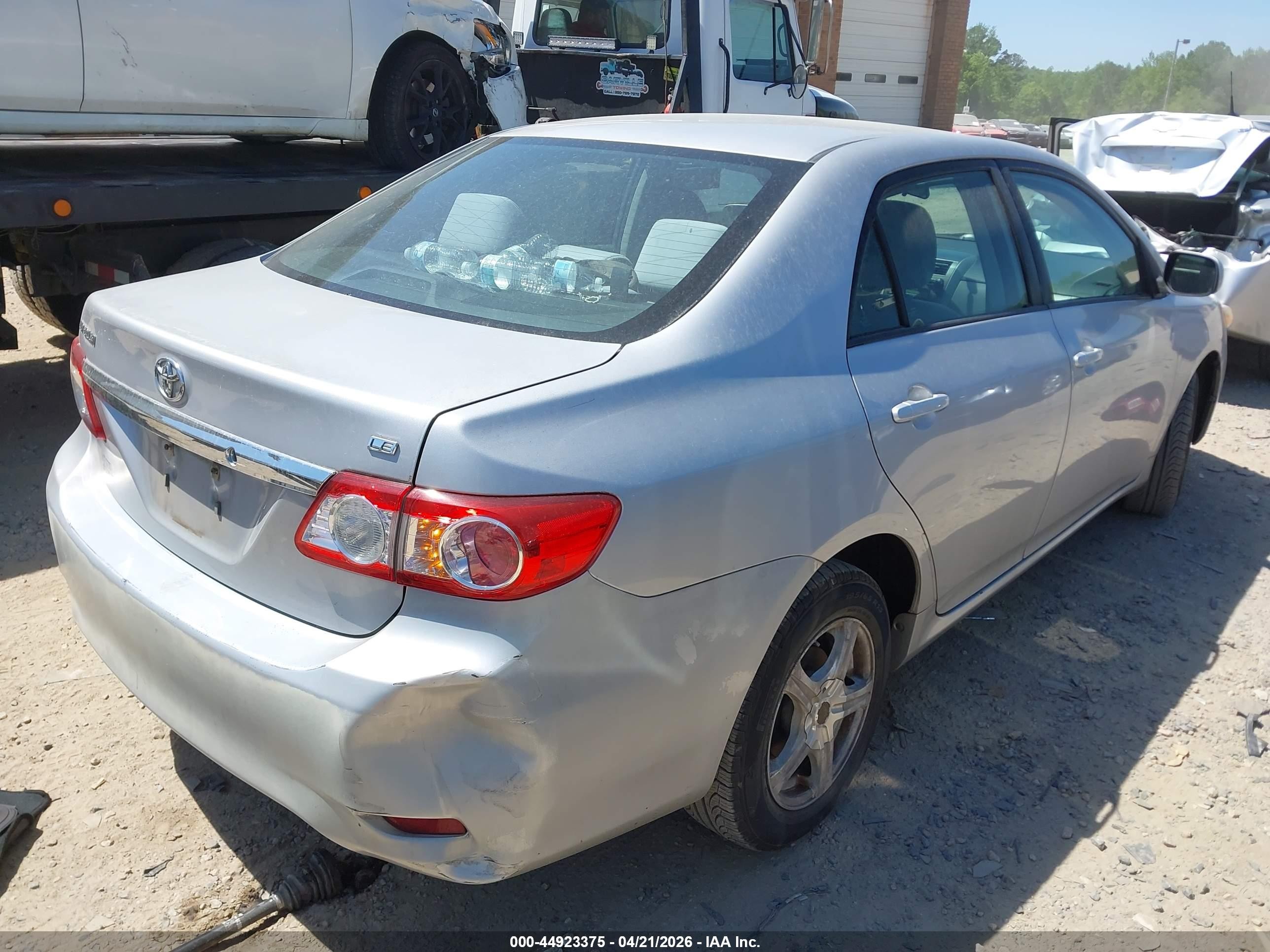 2011 Toyota Corolla Le Silver vin: 2T1BU4EE2BC727965
